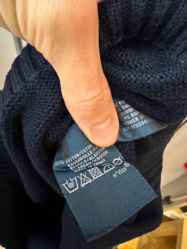 Polo Ralph Lauren × Vintage Vintage RL Ralph Lauren Knit Navy Sweater L Size US L / EU 52-54 / 3 - 3 Thumbnail