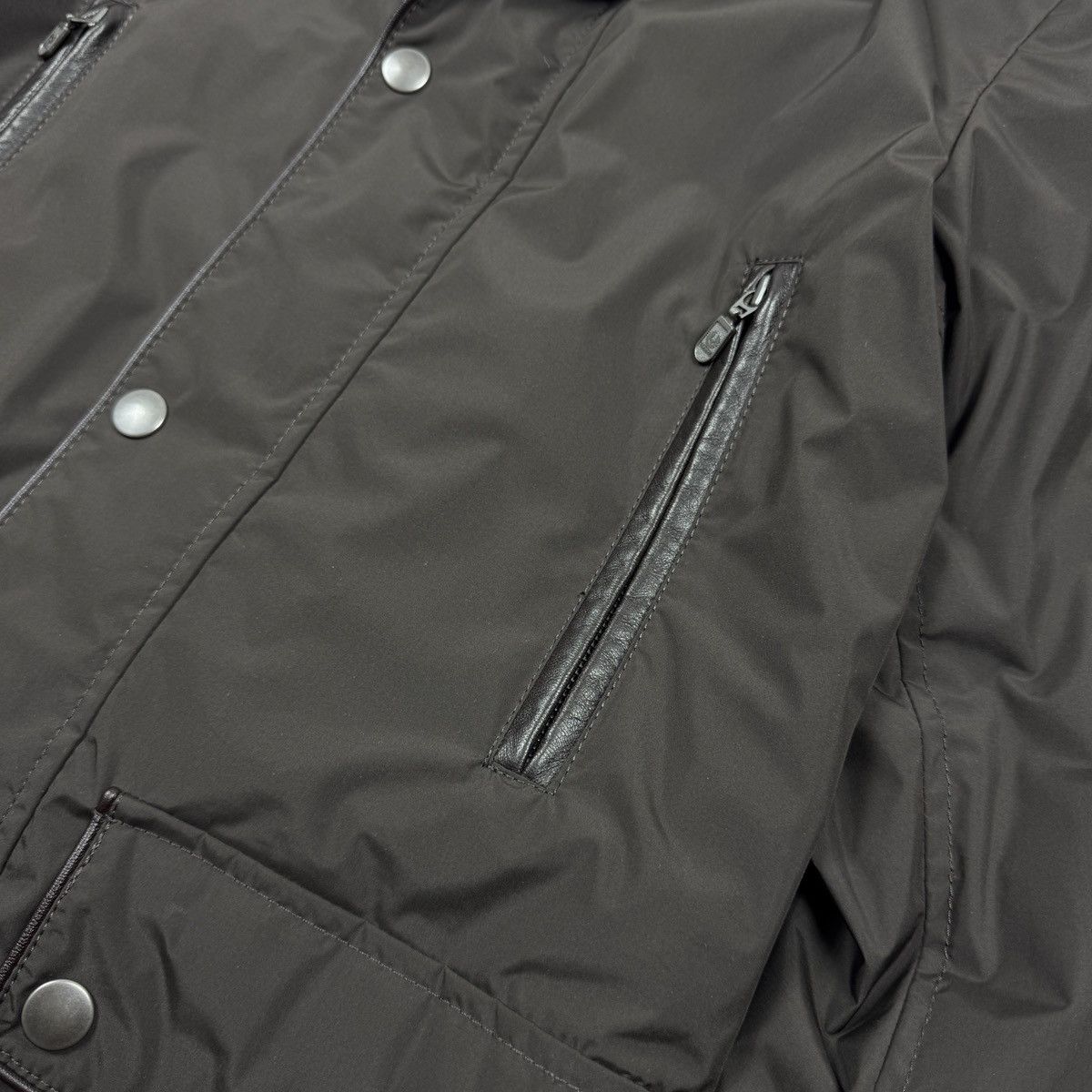 Belstaff Men`s Belstaff Nylon Gold Label Brown Jacket Size S-M Size US S / EU 44-46 / 1 - 9 Thumbnail