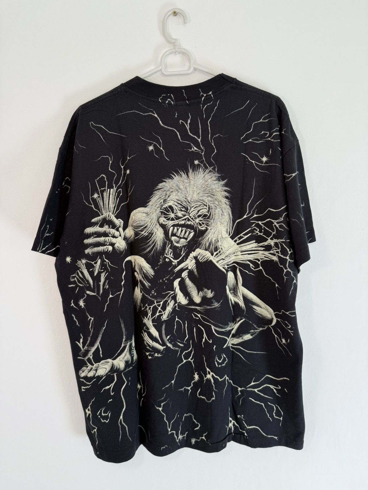 Vintage Iron Maiden vintage t shirt metal tee merch all over print Size US XL / EU 56 / 4 - 2 Thumbnail