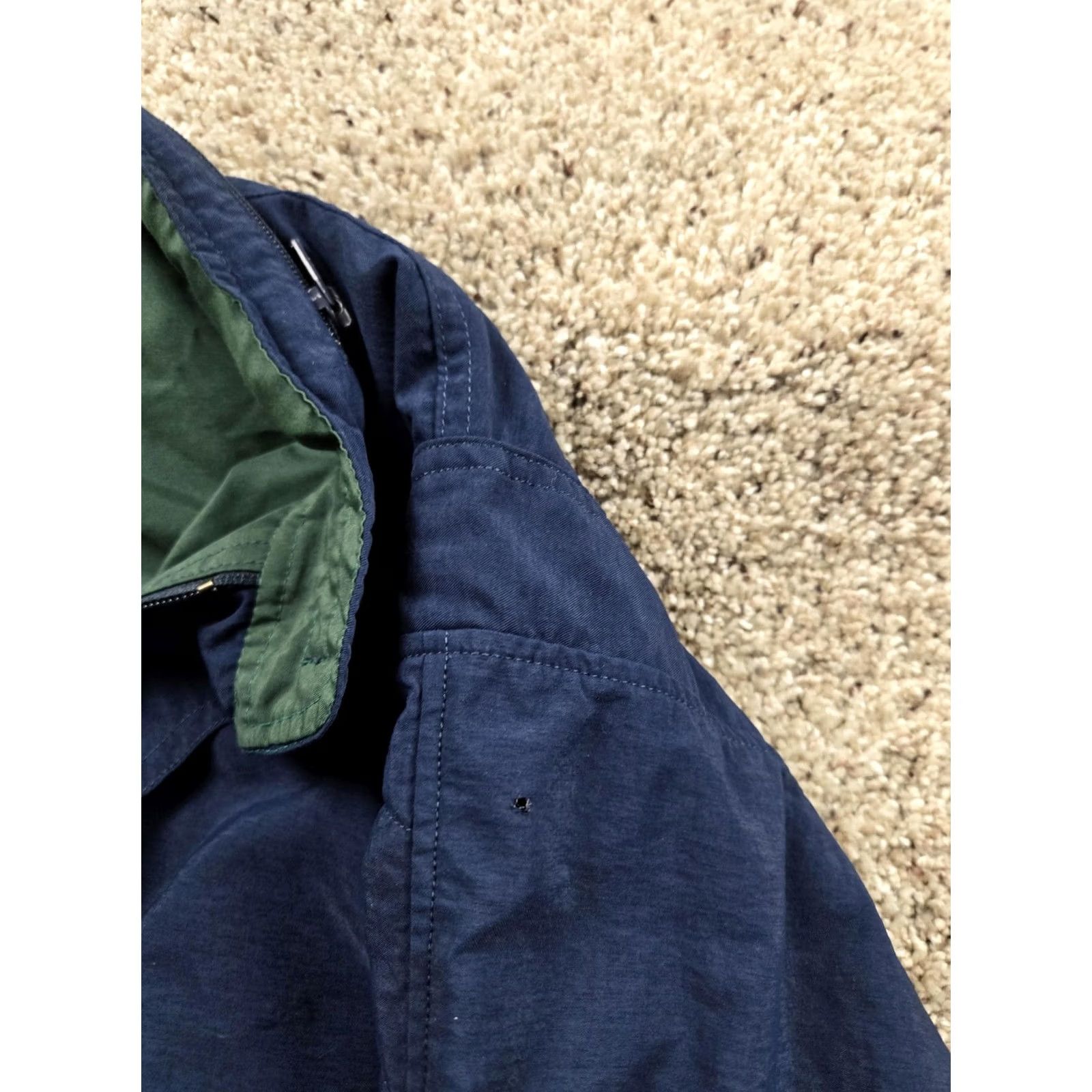 Vintage VINTAGE MOMO Jacket Men M Blue Full Zip Windbreaker Embroidered Pockets Lined Collared Cotton Italy Made Size US M / EU 48-50 / 2 - 4 Thumbnail