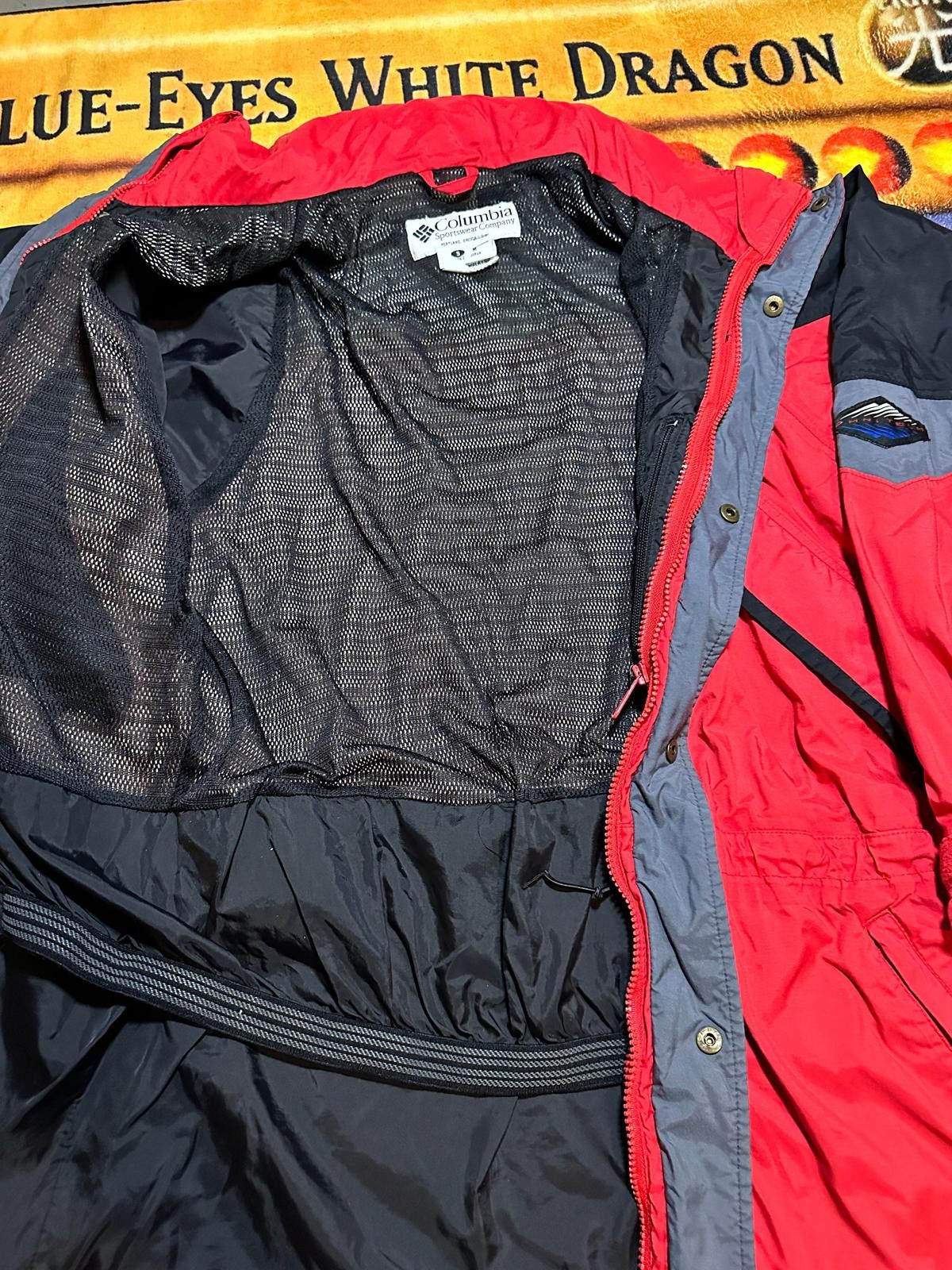 Columbia Vintage Columbia Red and Black Waterproof Hiking Jacket Size ONE SIZE - 4 Thumbnail