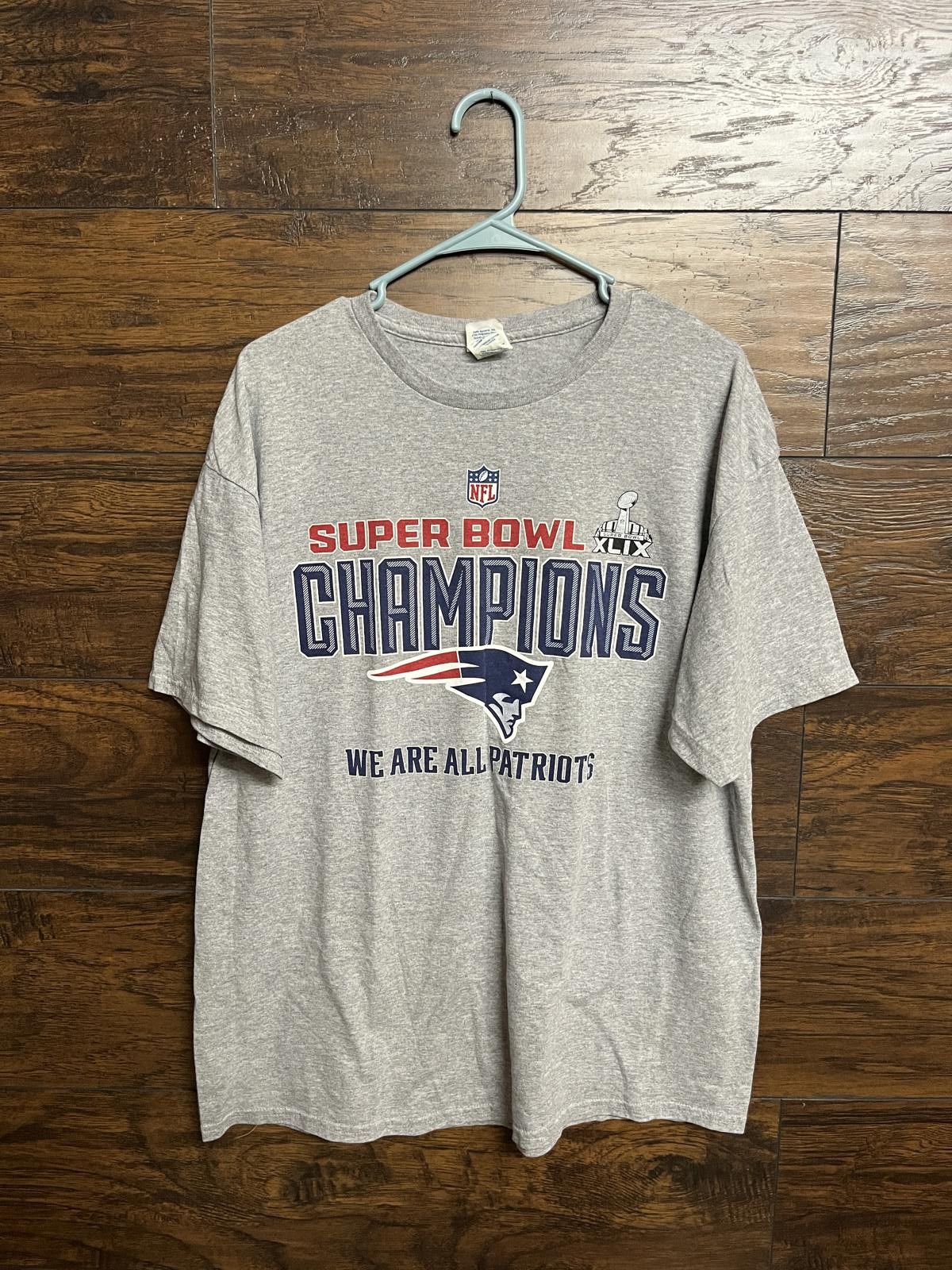 Delta Patriots Super Bowl T-shirt 2015 XLIX We Are All Patriots XL Size US XL / EU 56 / 4 - 1 Thumbnail