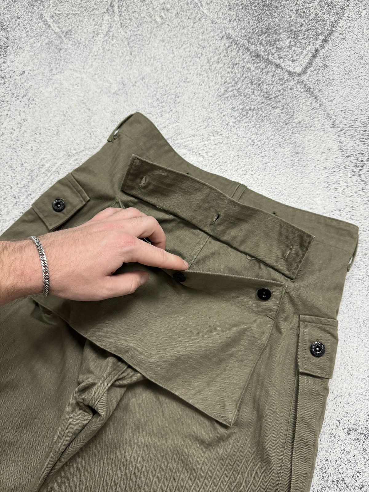 TCB Jeans 🇯🇵 TCB Jeans Japanese Military Cargo Pants Size US 32 / EU 48 - 14 Thumbnail