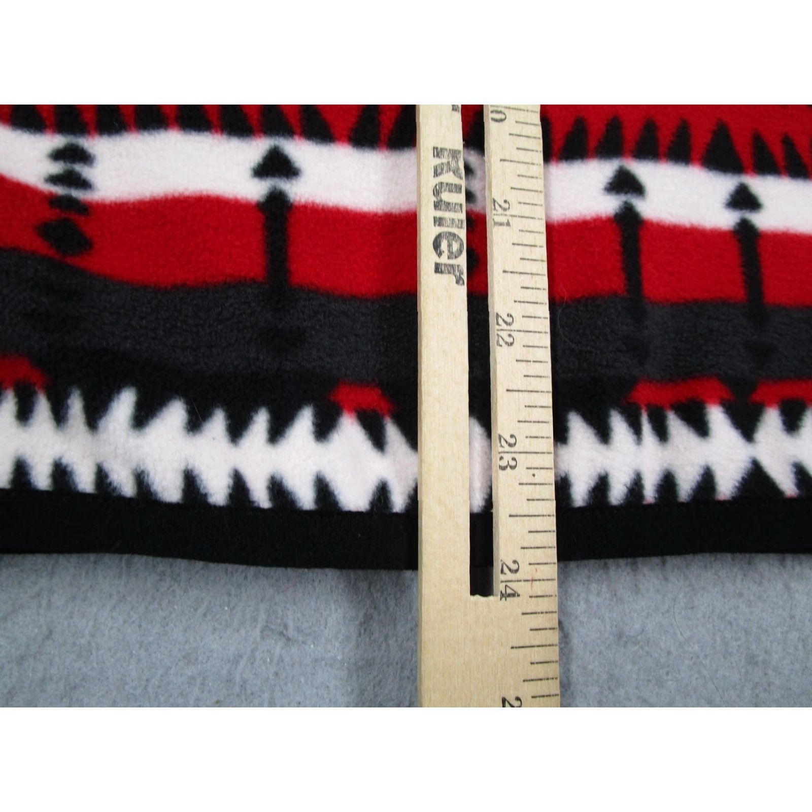 Ralph Lauren Lauren Ralph Lauren Jacket Womens Large Red Fleece Aztec Southwest Print Zip Size L / US 10 / IT 46 - 5 Thumbnail