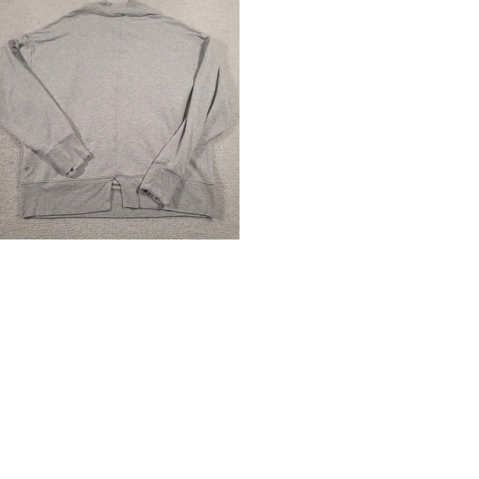 Athleta Athleta Sweatshirt Womens XL Gray V Neck Pullover Split Hem Casual Athleisure Size XL / US 12-14 / IT 48-50 - 9 Thumbnail