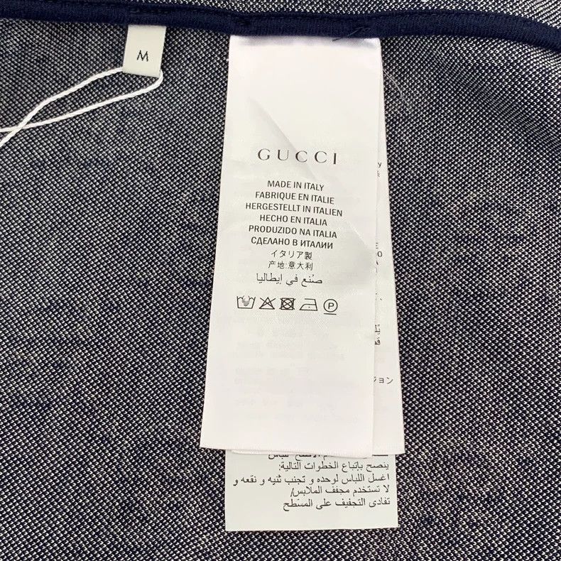 Gucci Gucci Blue logo old flower full print zipper jacket 2502-Ne Size US M / EU 48-50 / 2 - 6 Thumbnail