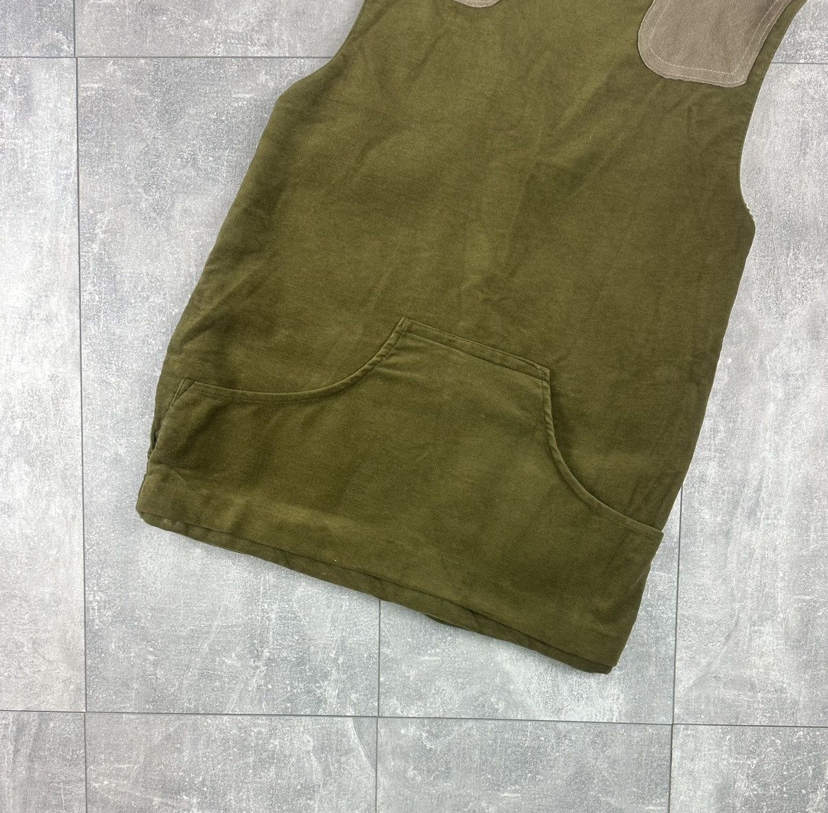 Barbour Barbour Vintage Olive/Green With Suede Shoulder Panels Size US S / EU 44-46 / 1 - 15 Thumbnail