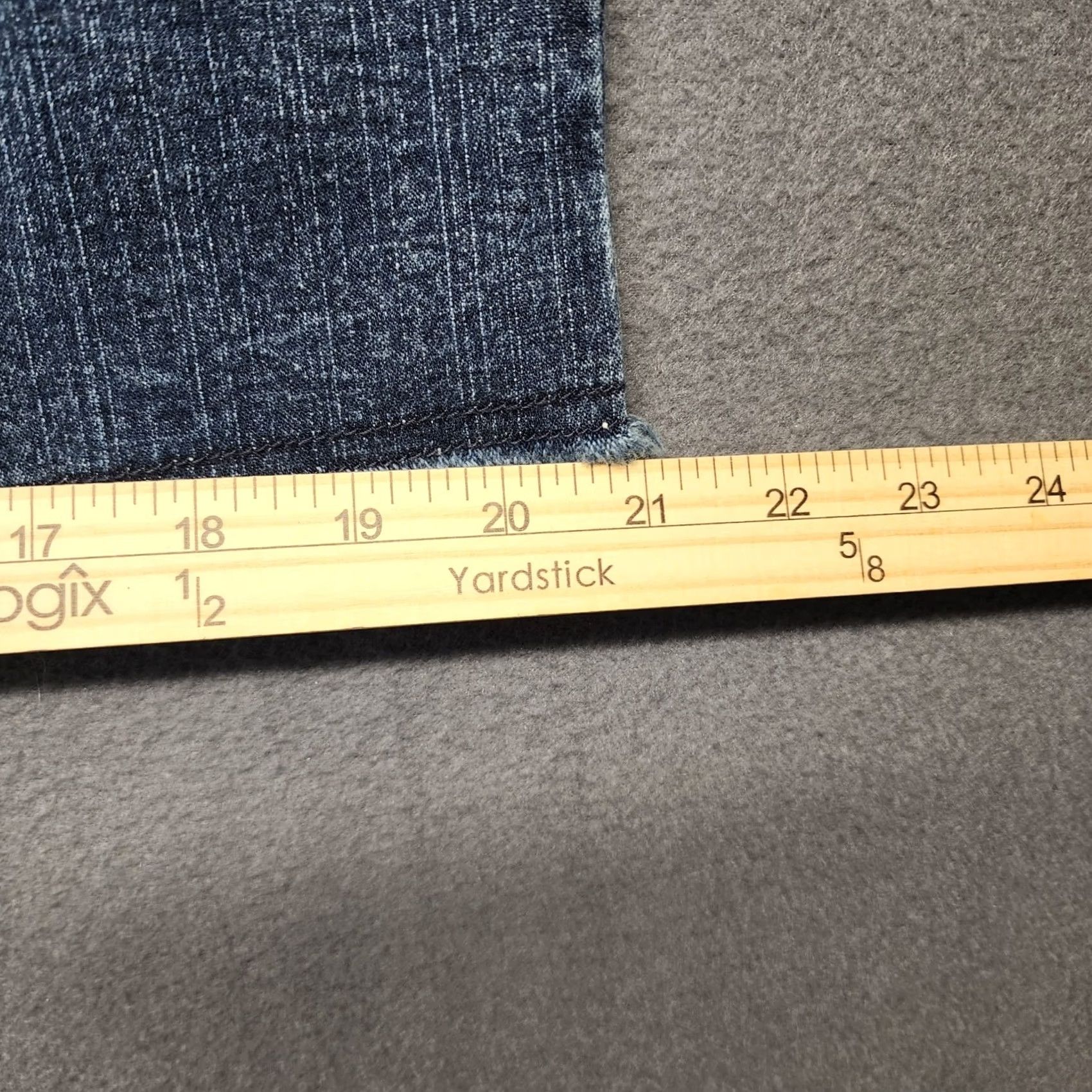 Vintage VINTAGE L.A. Blues Skirt Women 14 Blue Denim Stretch Casual 90s Y2K Size 36" / US 14 / IT 50 - 6 Thumbnail
