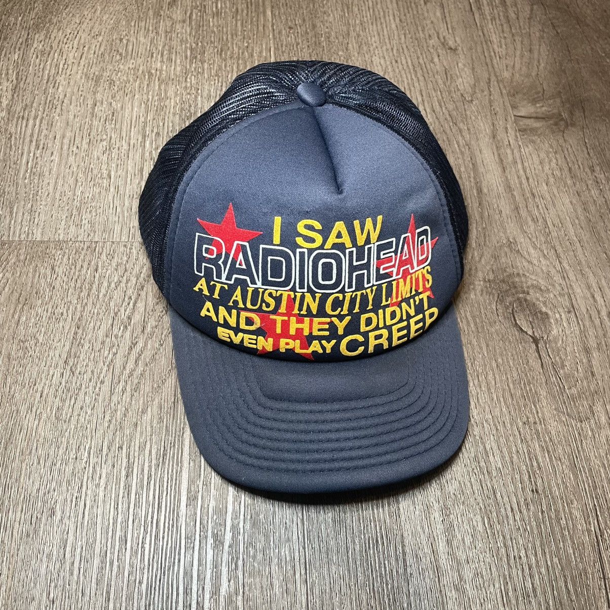 Other Radiohead Trucker Hat “ saw radiohead at austin city limits” Size ONE SIZE - 1 Thumbnail