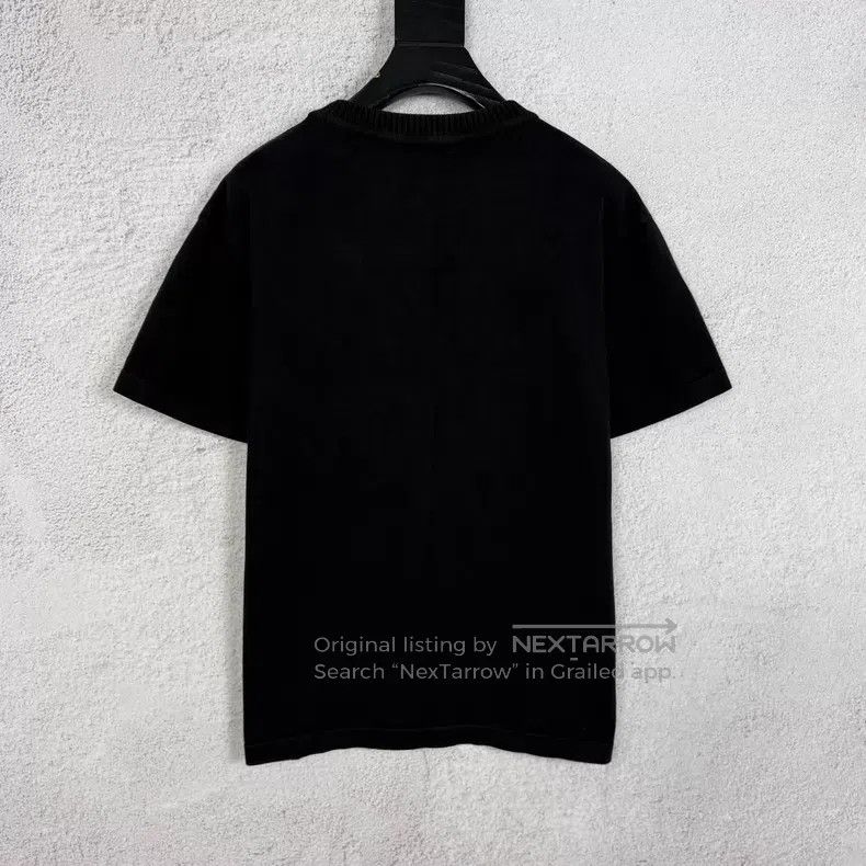 Louis Vuitton Louis Vuitton Embroidered monogrammed black pin knit short Size US S / EU 44-46 / 1 - 2 Thumbnail