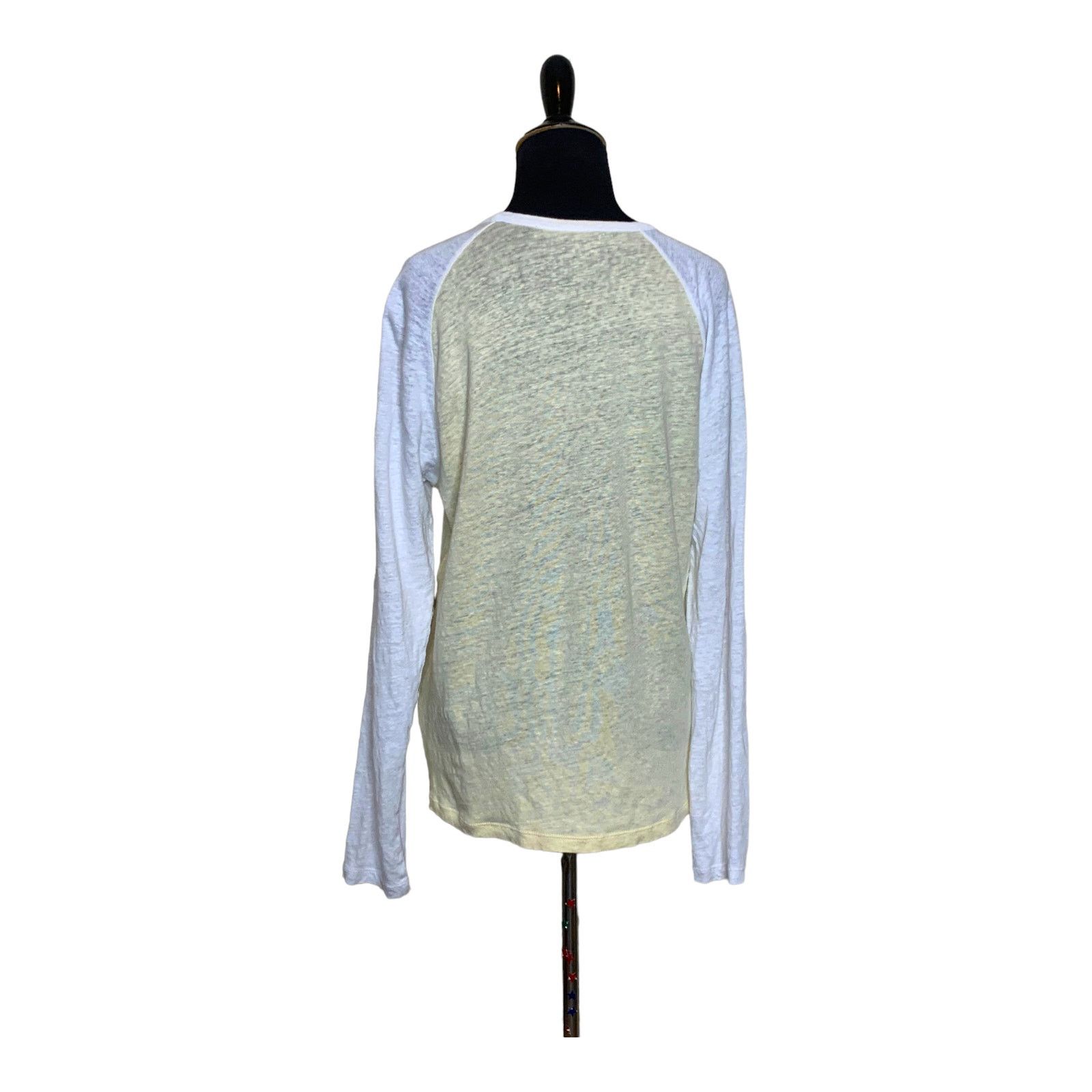 Vince Vince yellow crew neck Henley T shirt size Small Size S / US 4 / IT 40 - 2 Thumbnail