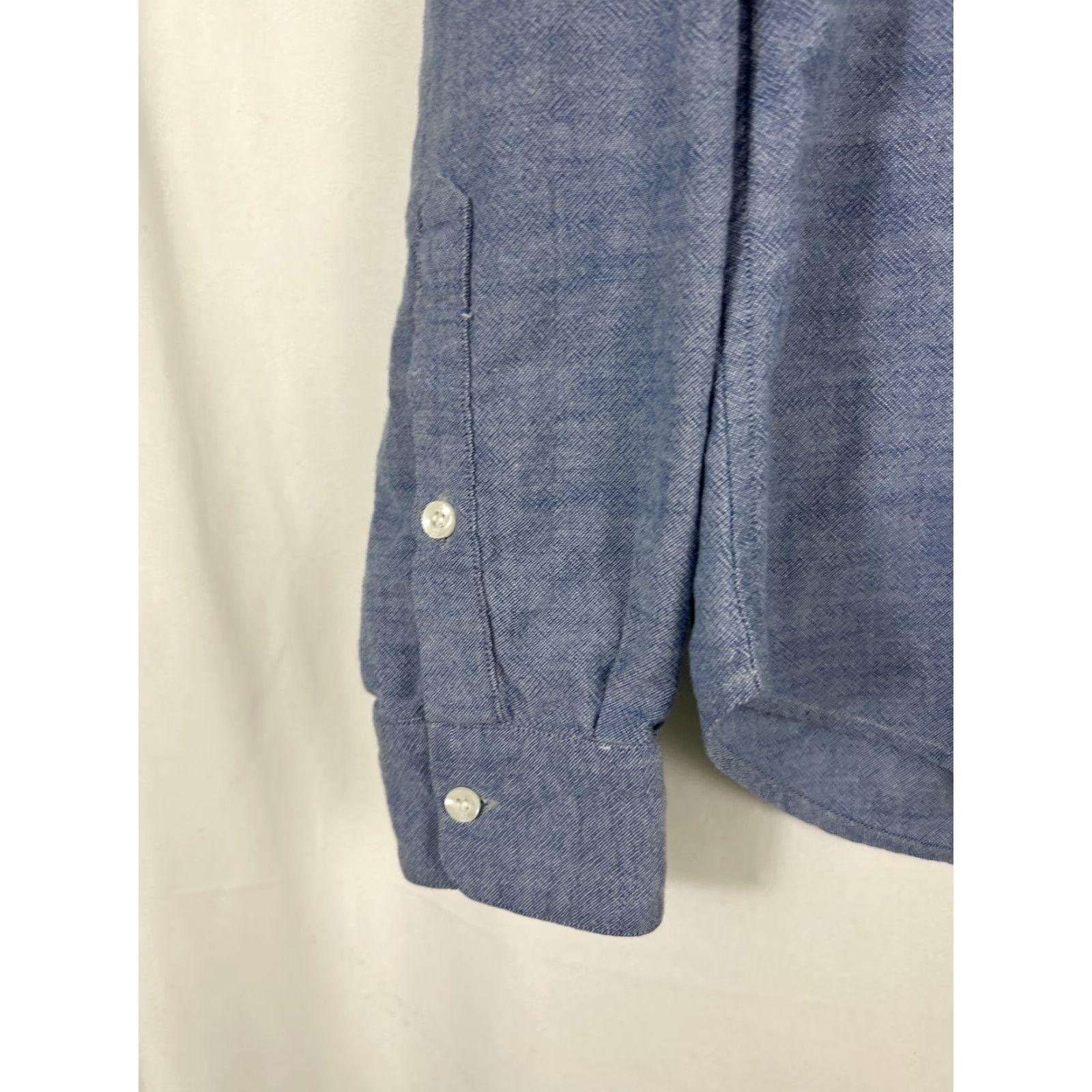 Vintage Joes Jeans "The Shirt" Cotton Utility Button-Front Shirt Unisex Blue Medium Relaxed Size M Mens Shirt Size US M / EU 48-50 / 2 - 7 Thumbnail