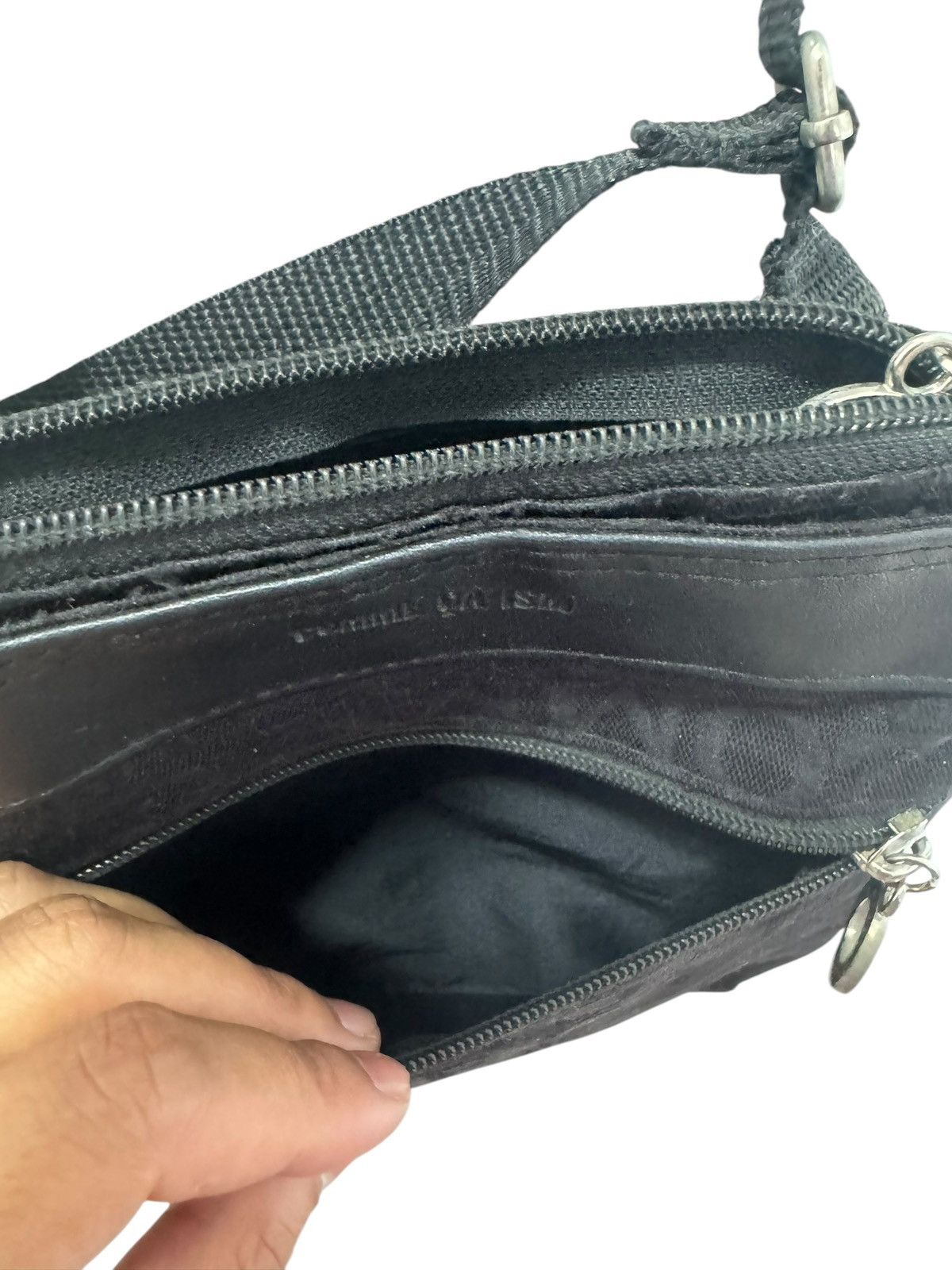 Comme Ca Ism × Japanese Brand COMME CA ISM MONOGRAM LOGO SACOCHE SLING BAG Size ONE SIZE - 9 Thumbnail