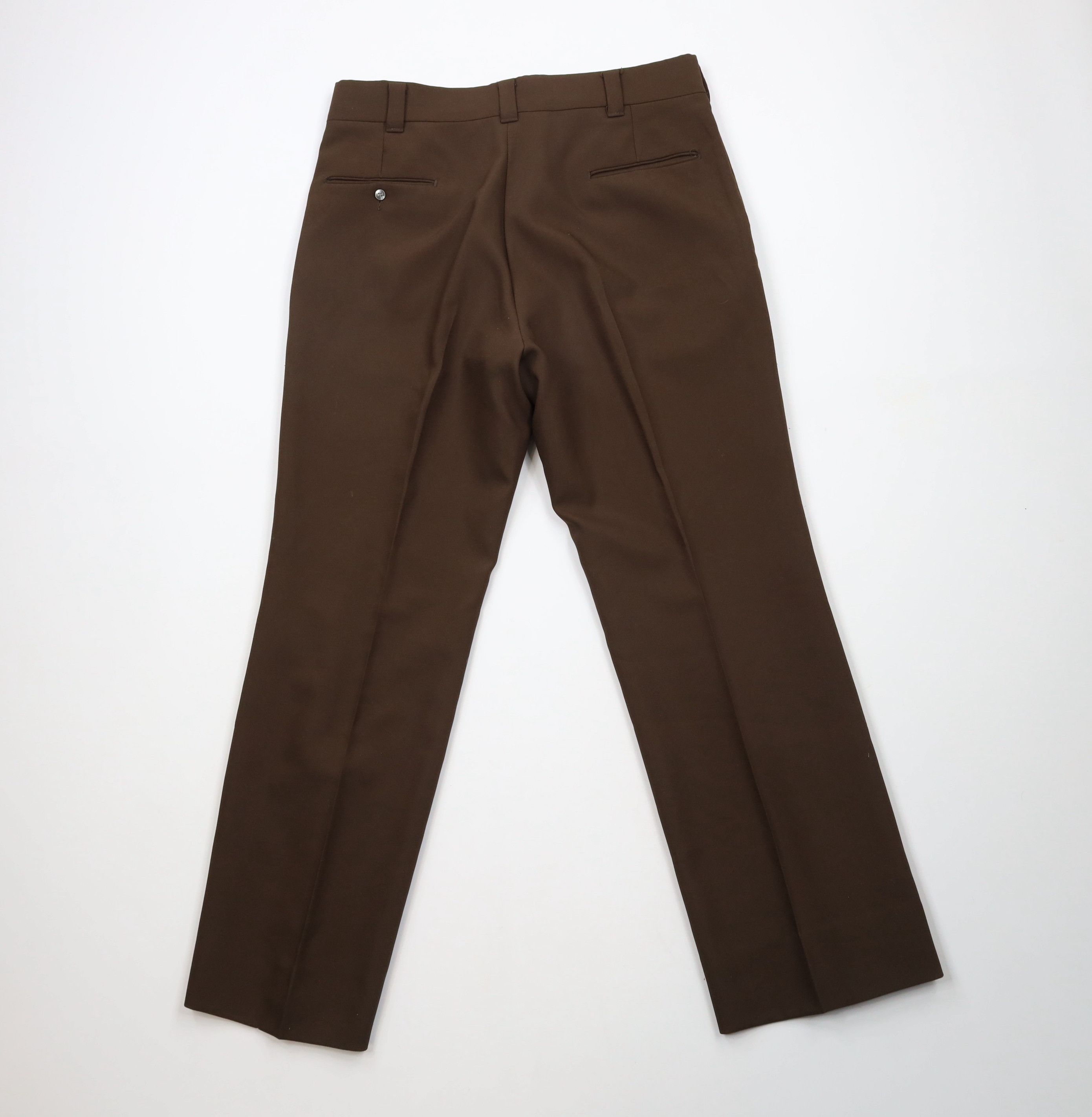 Vintage Vintage 70s Streetwear Bell Bottoms Chino Pants Brown USA Size US 34 / EU 50 - 9 Thumbnail