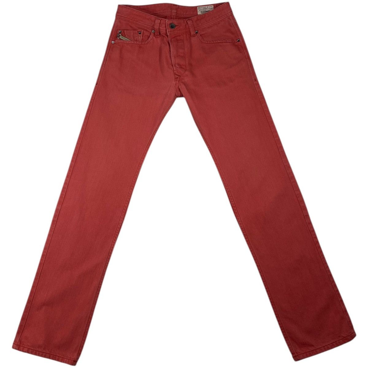 Diesel Diesel Darron Regular Slim Tapered Denim Jeans Pants Coral Size US 29 - 4 Thumbnail