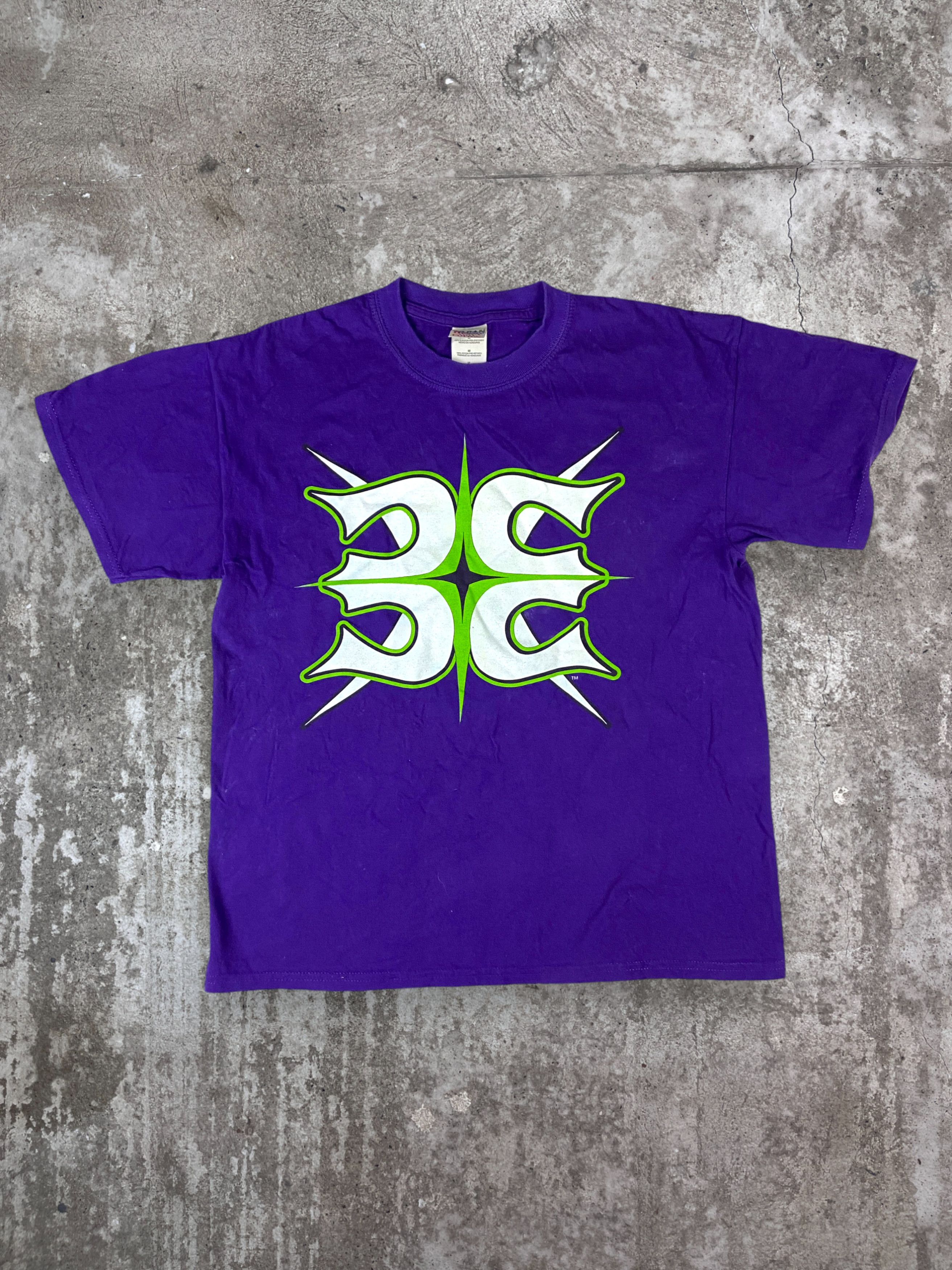 Pre-owned Vintage X Wwe 2002 Hardy Boyz 3 Extreme & Lita Archive Tee - № 413 In Purple