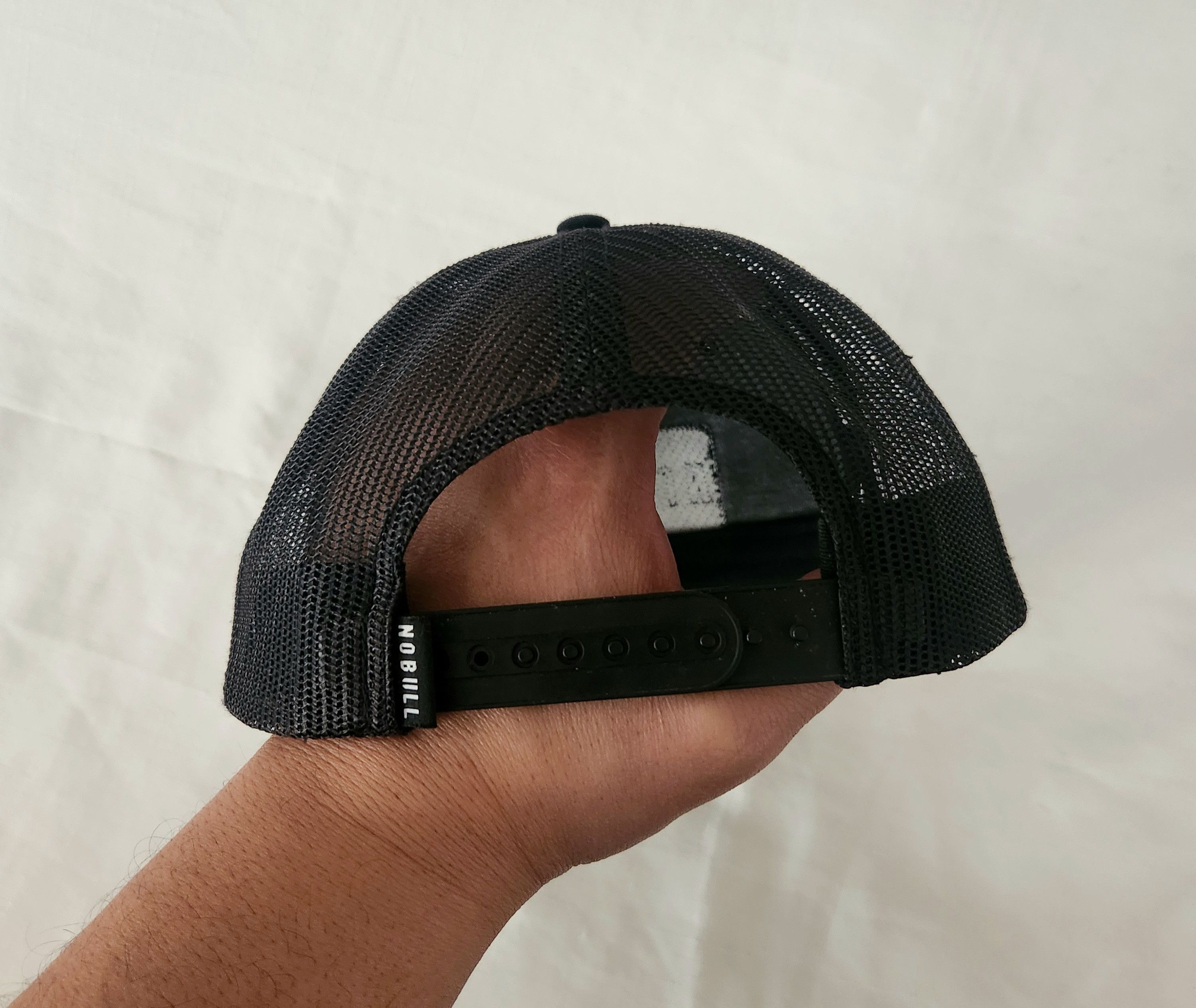 Other NOBULL JUST THE HORNS BLACK MESH TRUCKER SNAPBACK ADJUSTABLE Size ONE SIZE - 3 Thumbnail