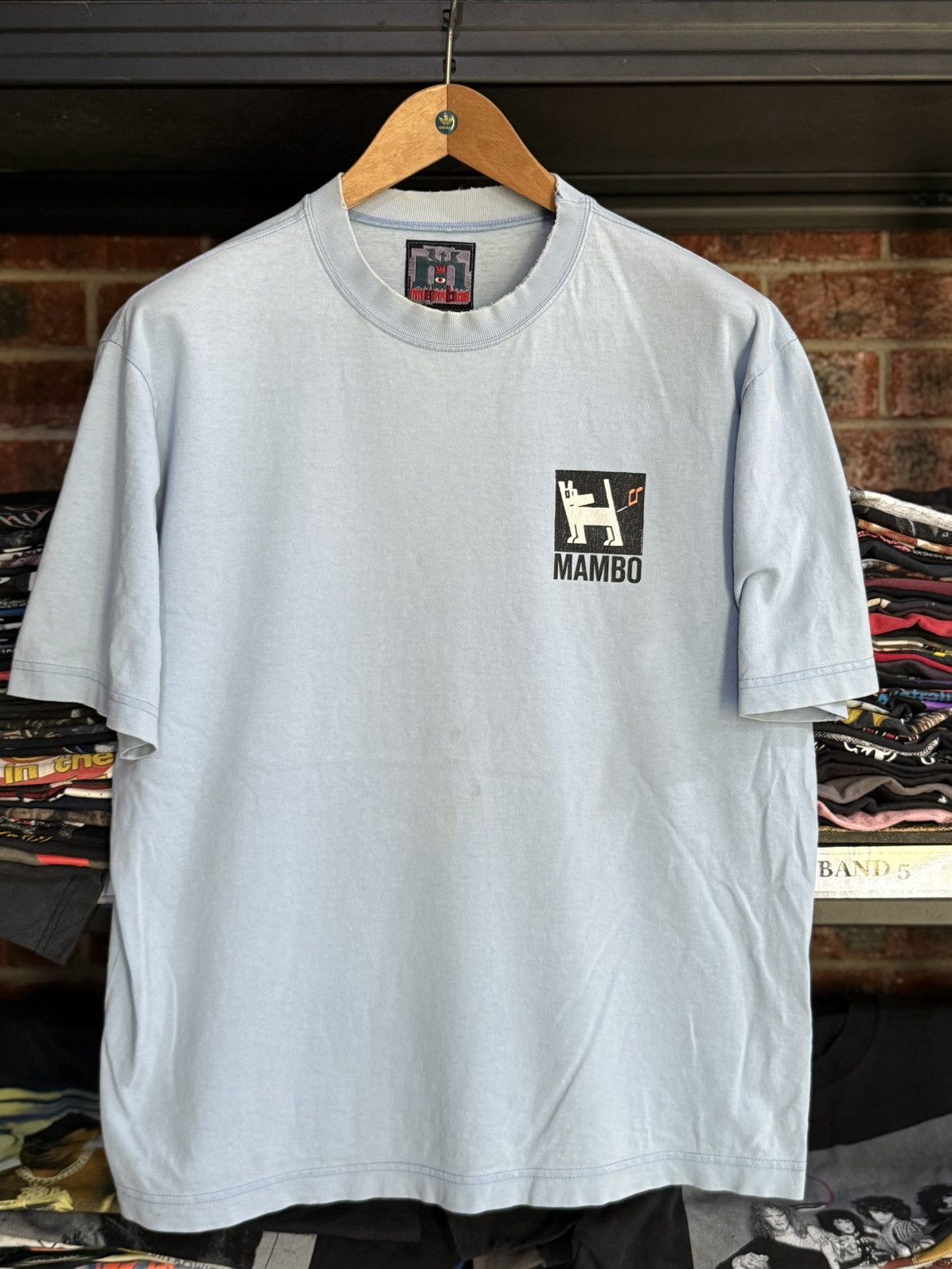 Mambo × Vintage Thrashed Vintage 80s Mambo Accept No Substitutes Tee Size US L / EU 52-54 / 3 - 9 Thumbnail