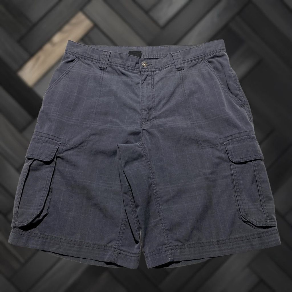 Vintage Köppen Mens 36 Gray Cargo Shorts Cotton Polyester Lightweight Pockets Travel Outdoor Casual Summer Size US 36 / EU 52 - 1 Thumbnail