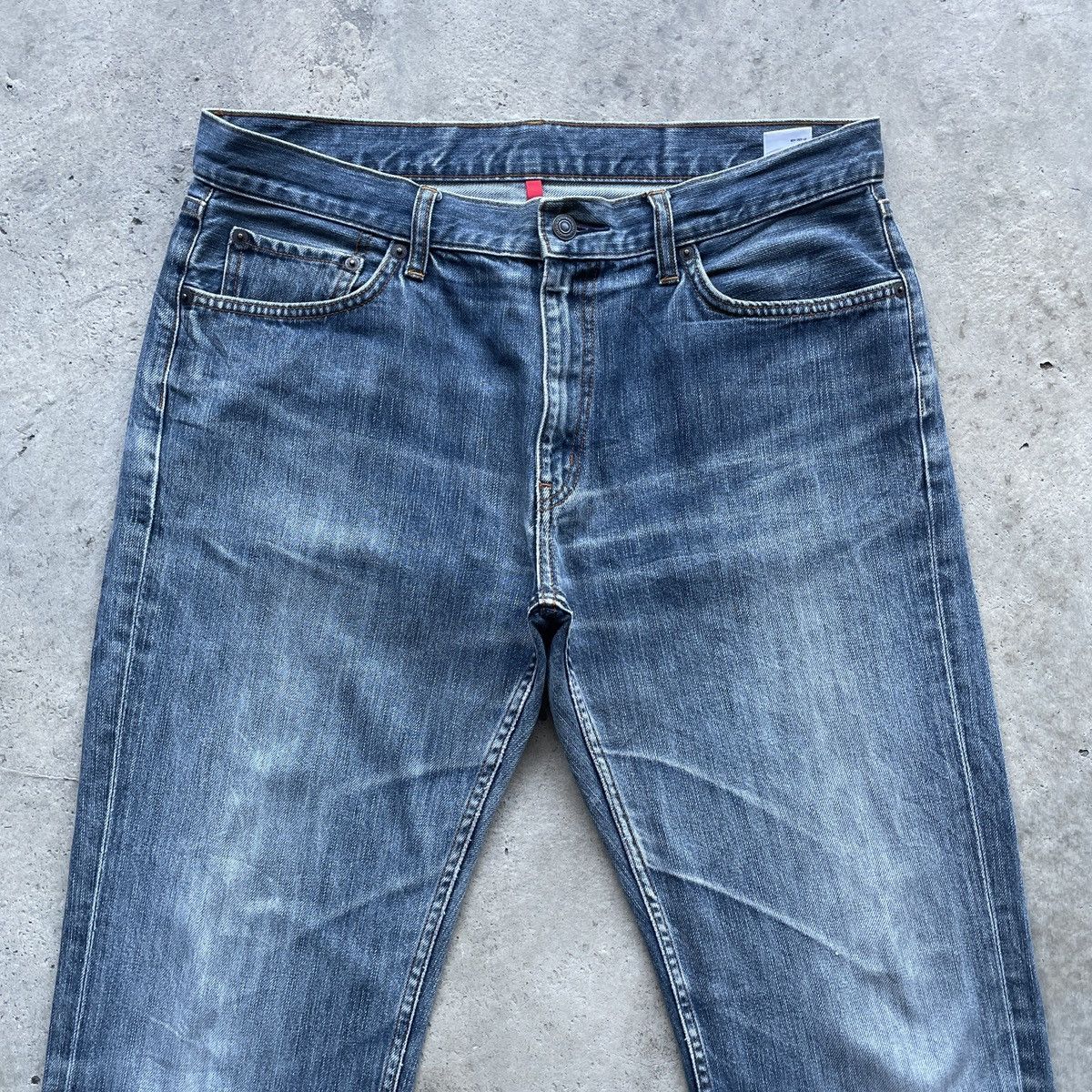 Japanese Brand × Jean W34💥 Vintage Japanese Faded Jeans Denim Pants Distressed Size US 34 / EU 50 - 3 Thumbnail