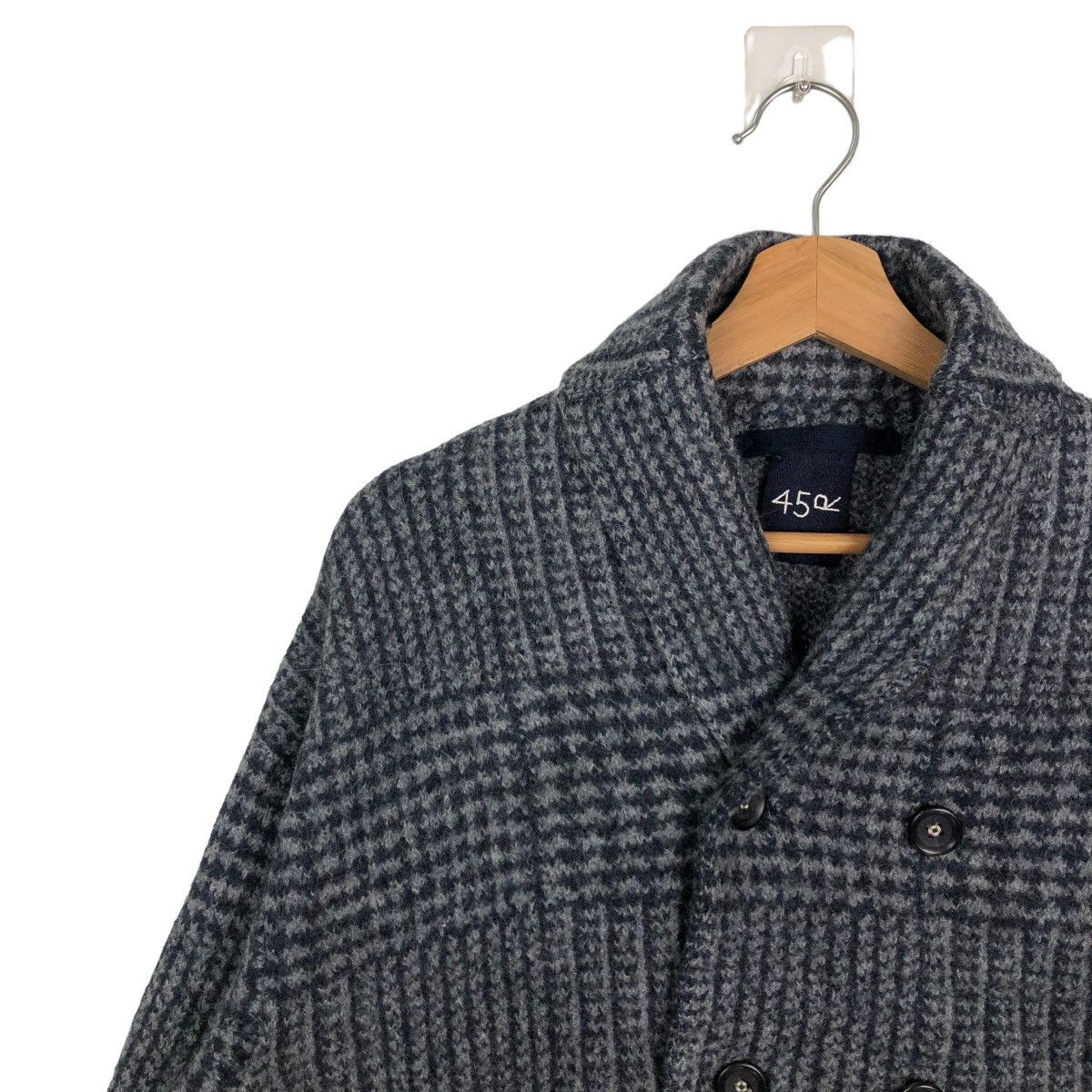 45rpm VINTAGE WOOL HERRINGBONE DOUBLE BREAST 45RPM JAPAN Size US M / EU 48-50 / 2 - 6 Thumbnail