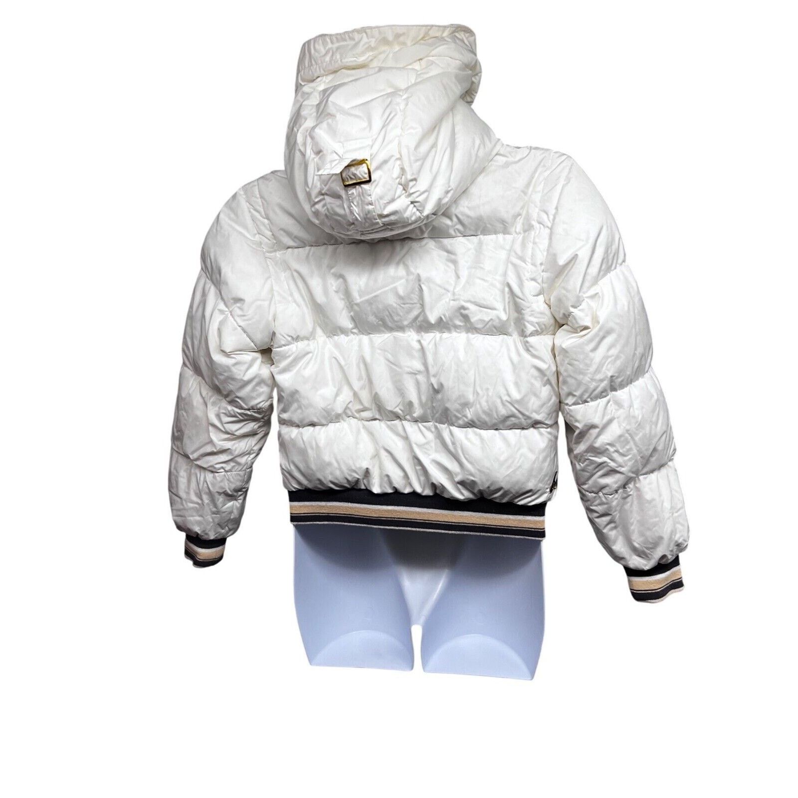 Vintage Baby Phat White Down Puffer Zip Hood Vintage Jacket Medium Size M / US 6-8 / IT 42-44 - 14 Thumbnail