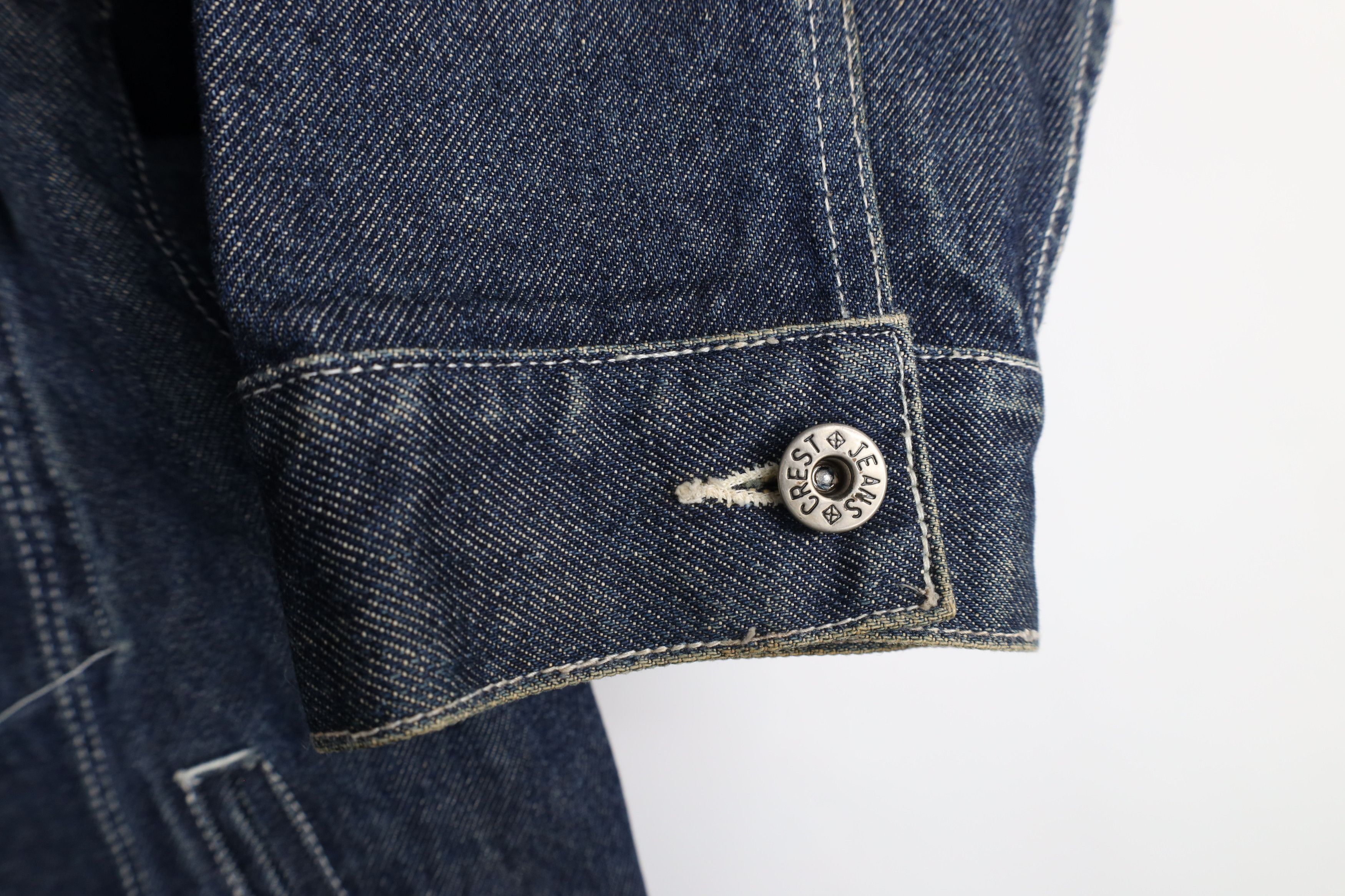 Vintage Vintage 90s Y2K Streetwear Baggy Denim Jean Trucker Jacket Size XL / US 12-14 / IT 48-50 - 7 Thumbnail