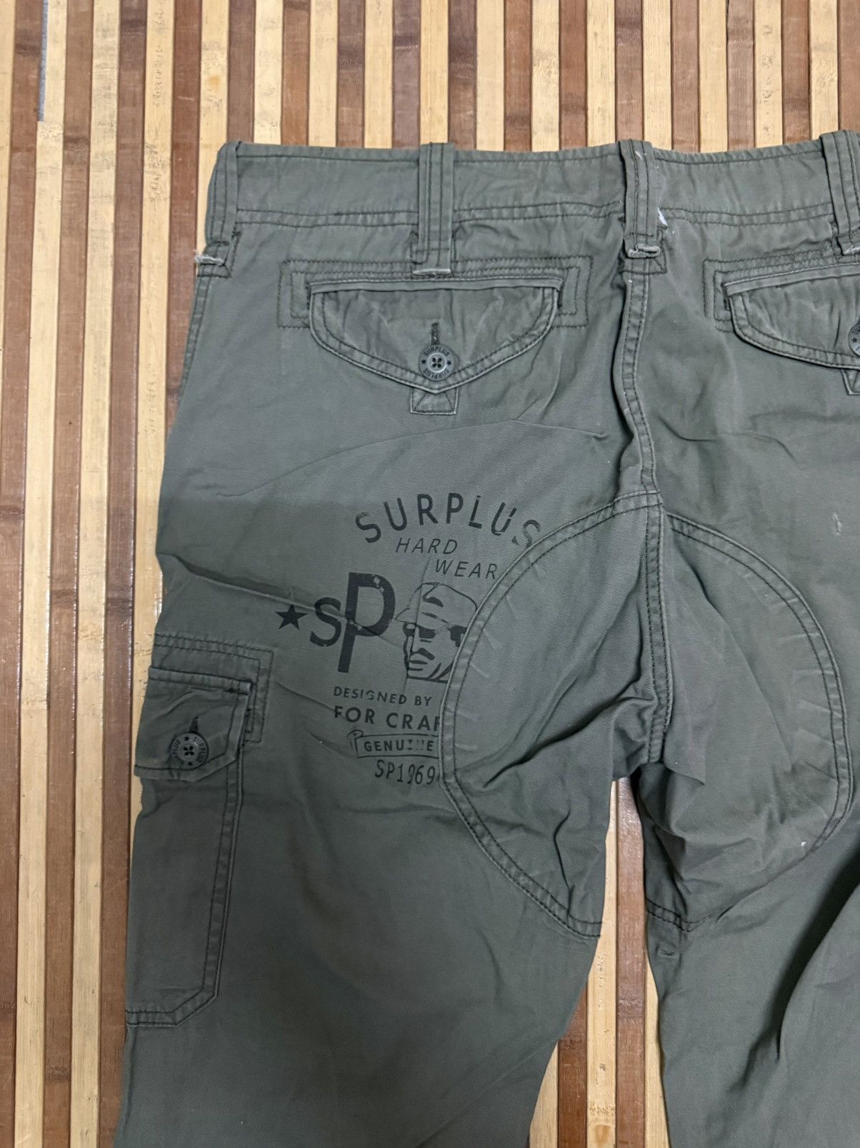 Japanese Brand Military Surplus Supply Cargo Pants / Streetwear / W34x29.5 Size US 34 / EU 50 - 9 Thumbnail