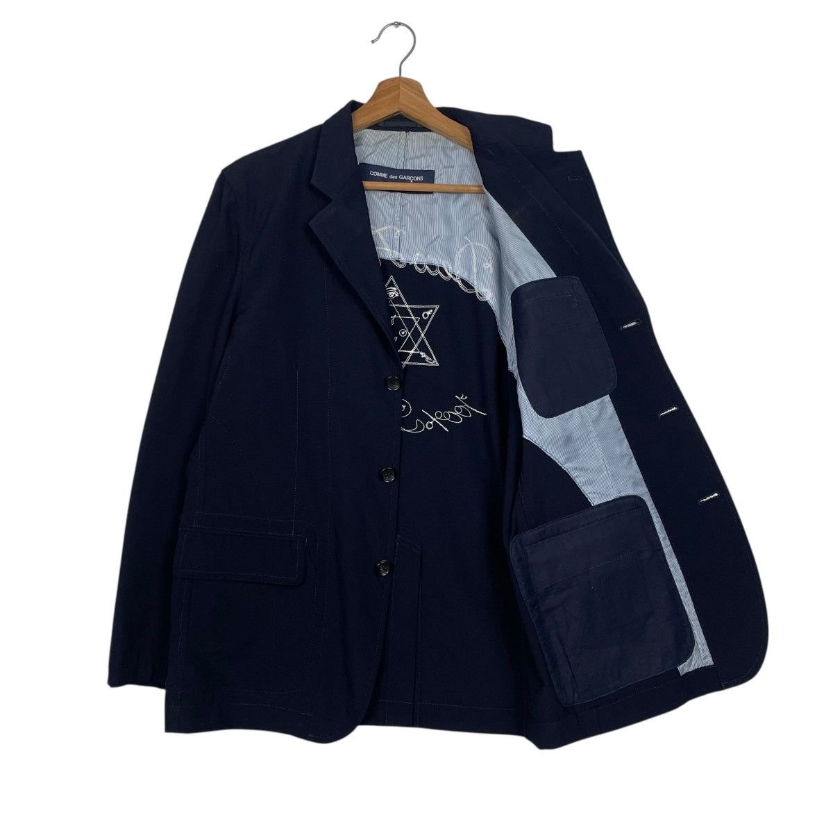 Comme des Garcons Homme Comme Des Garcons Homme Deco Factory Jacket Size US S / EU 44-46 / 1 - 9 Thumbnail