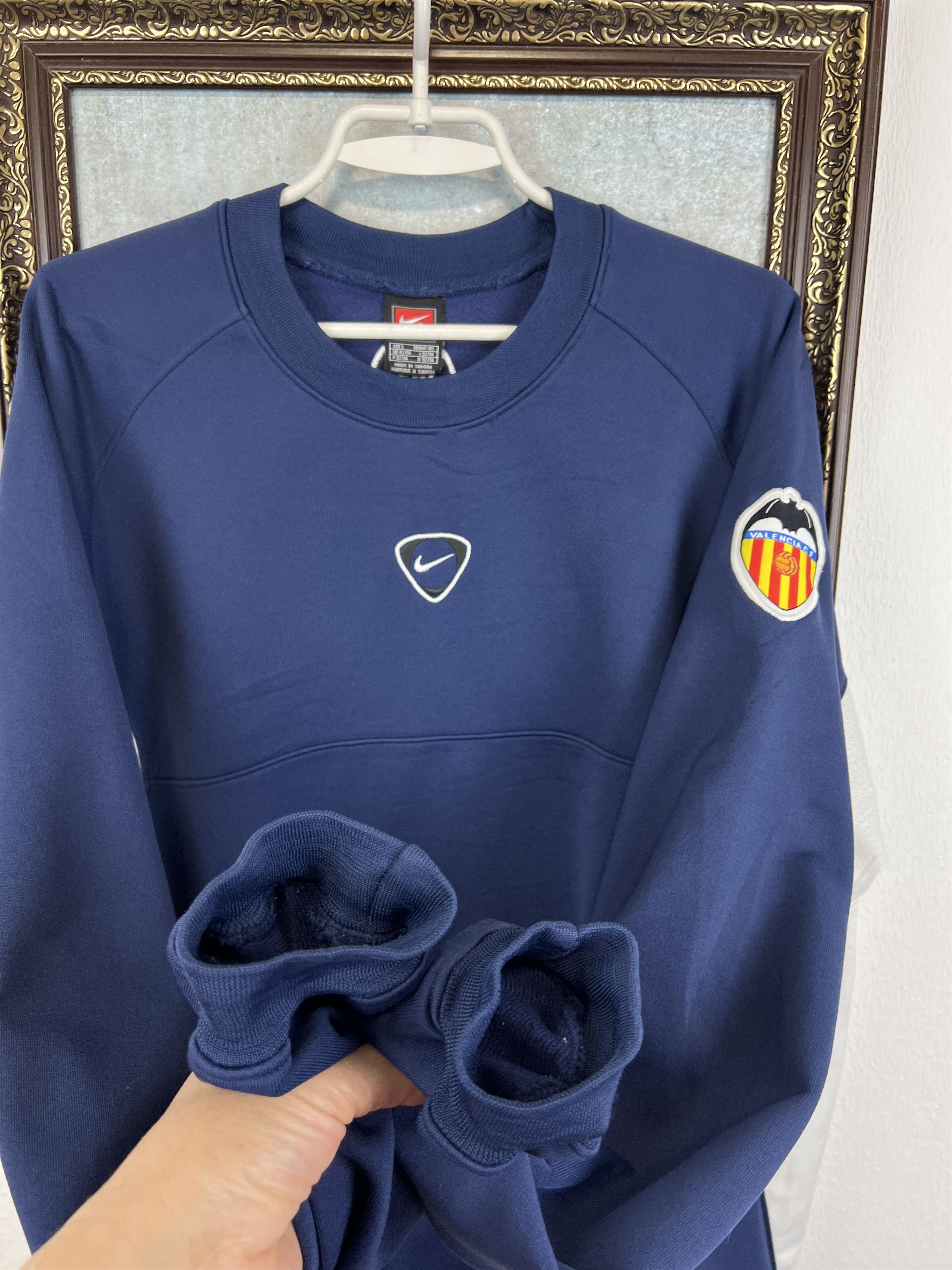 Nike Vintage Valencia Football Train Sweatshirt Soccer Crewneck Size US L / EU 52-54 / 3 - 5 Thumbnail
