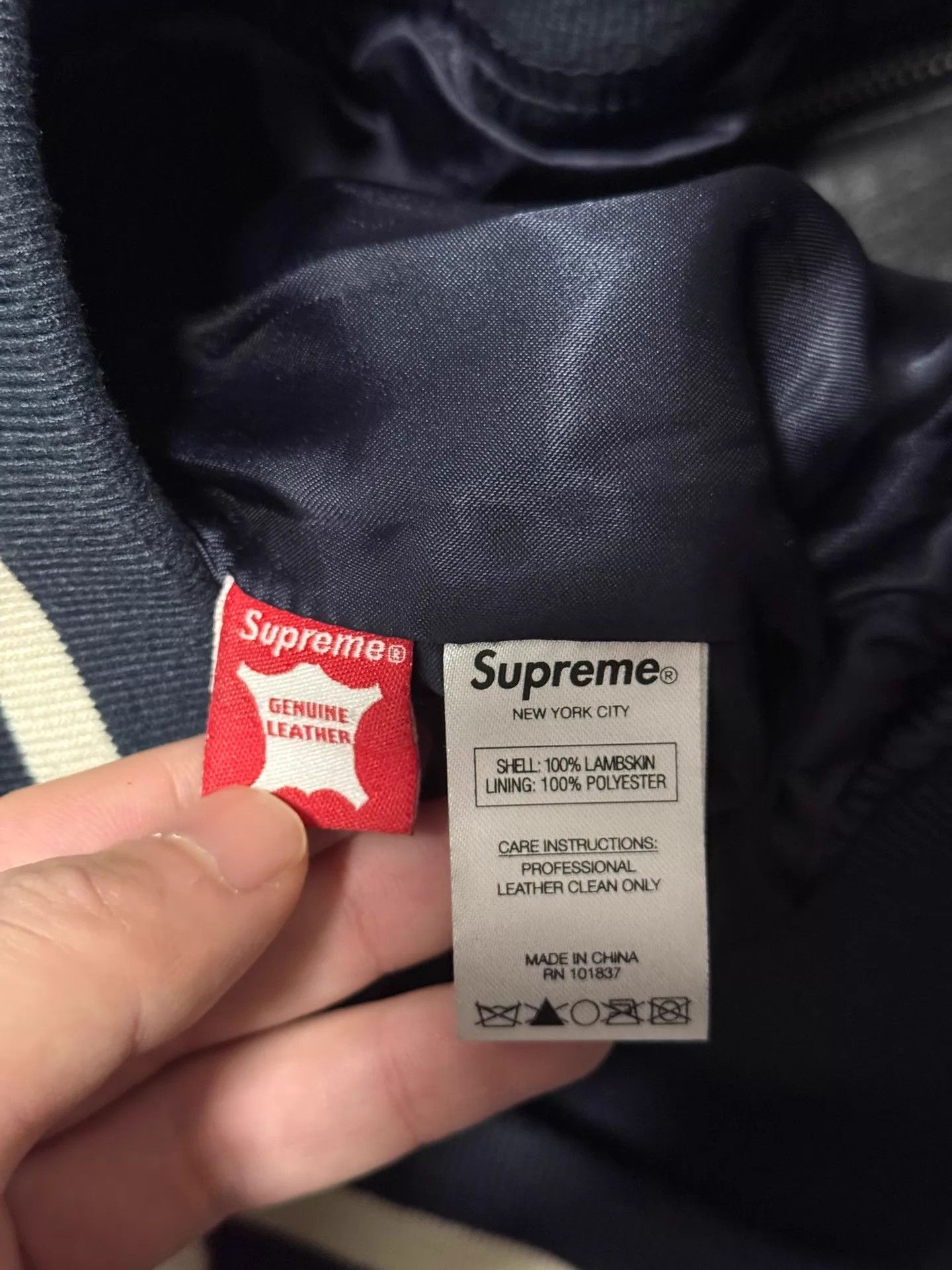Supreme Supreme 15SS Yank LeatherJacket M Mint Wilber Pan Size US M / EU 48-50 / 2 - 7 Thumbnail