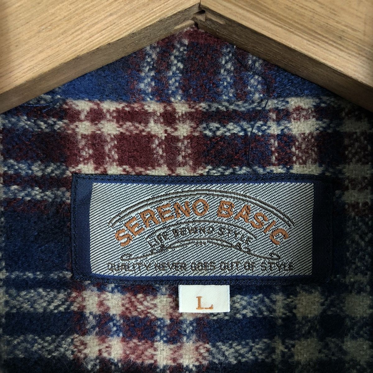 Flannel 🔥90s Sereno Basic Issey Miyake Flannel Jacket Tartan Design Size US L / EU 52-54 / 3 - 13 Thumbnail