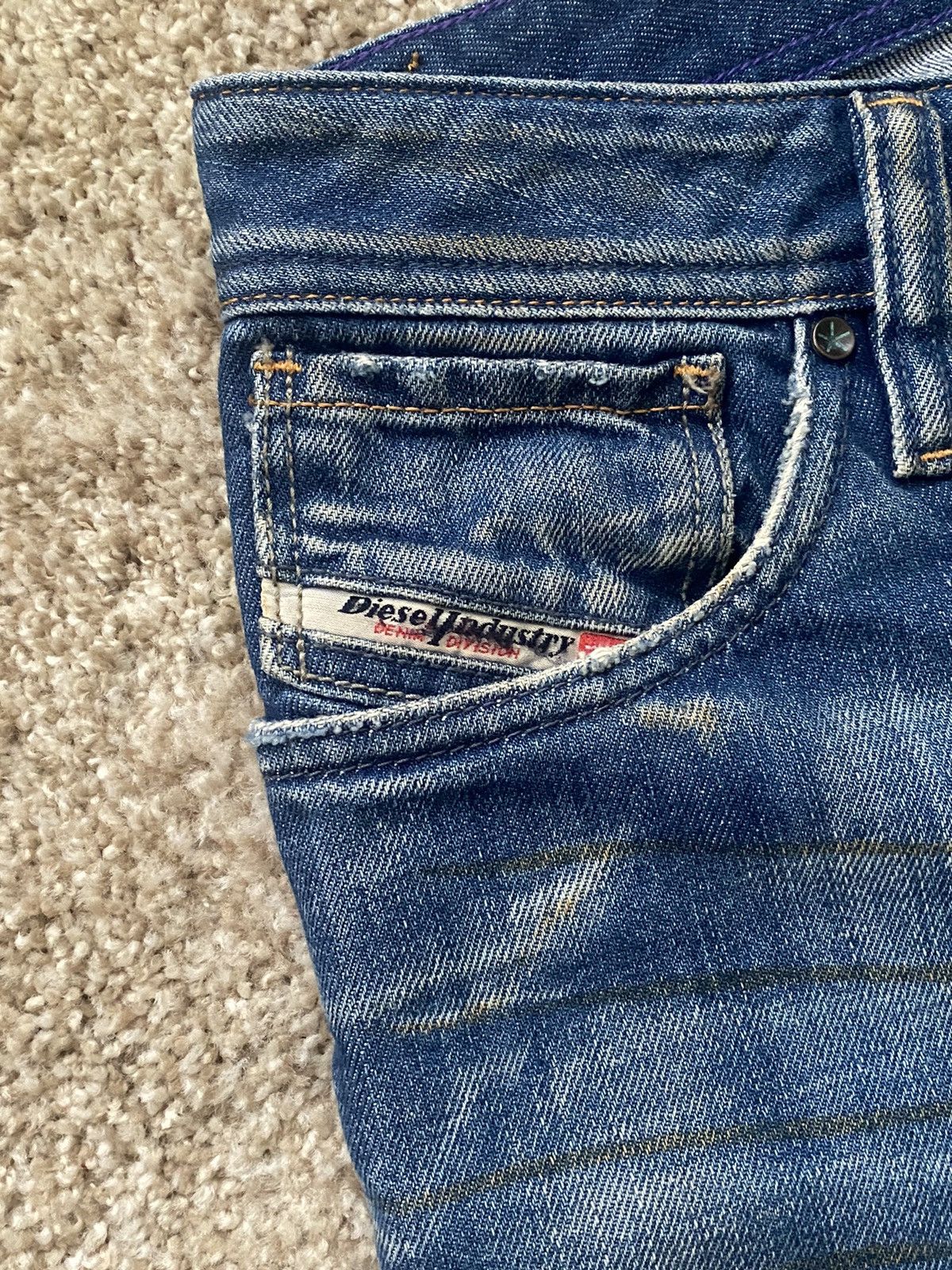 Diesel Diesel flared blue denim Size US 31 - 3 Thumbnail