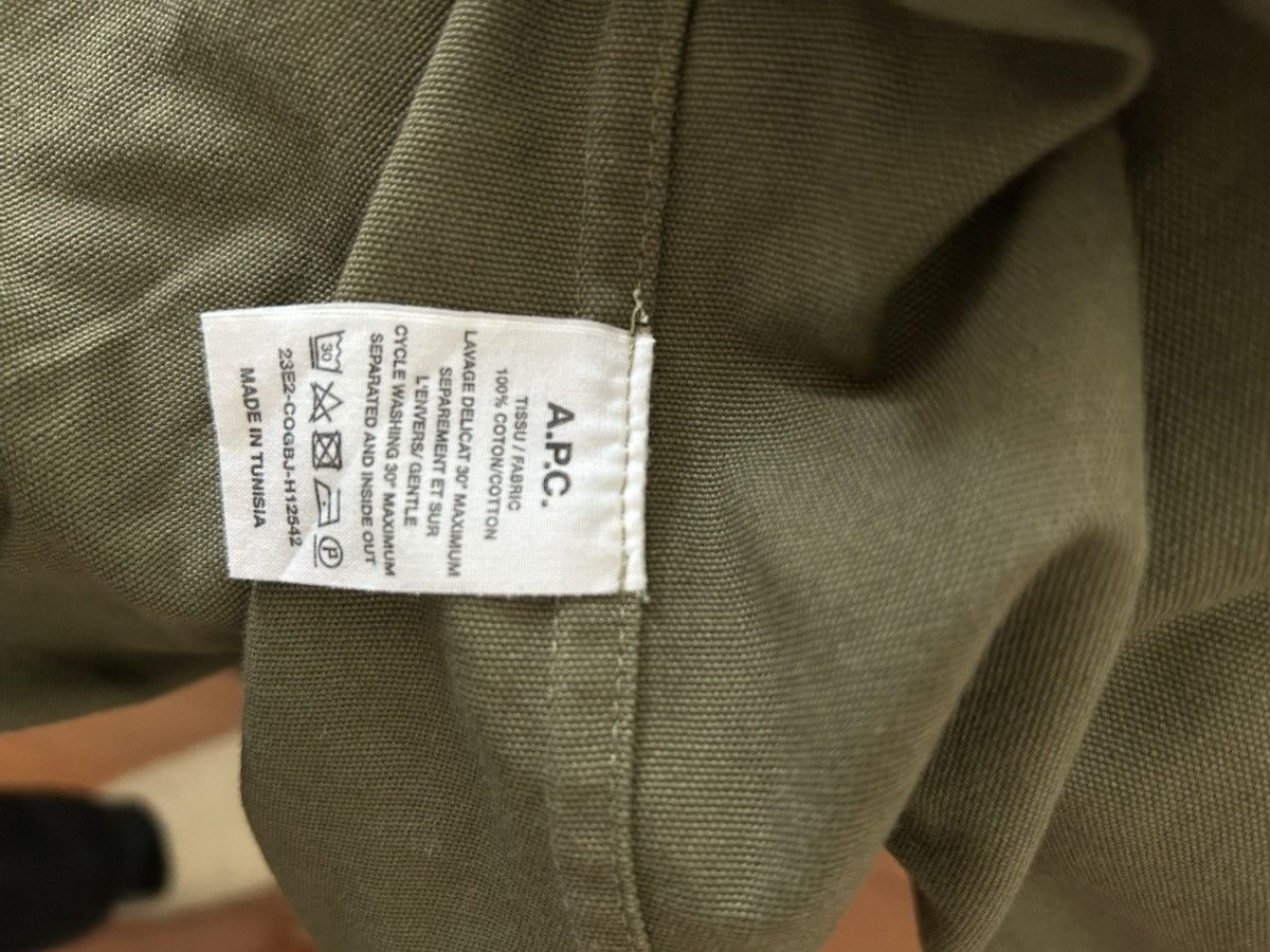 A.P.C. A.P.C. Khaki Theodore Shirt Size US S / EU 44-46 / 1 - 5 Thumbnail