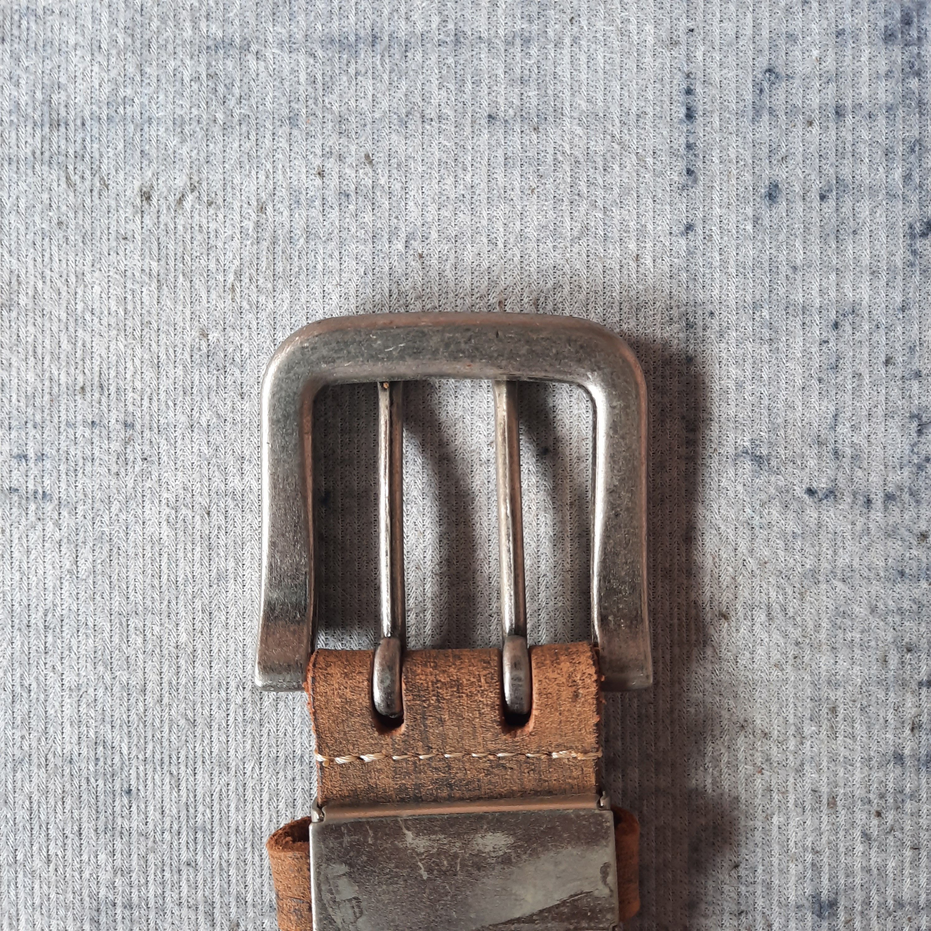 PPFM 🕸️ Edwin japan double hole punk rock leather belt Size ONE SIZE - 4 Thumbnail