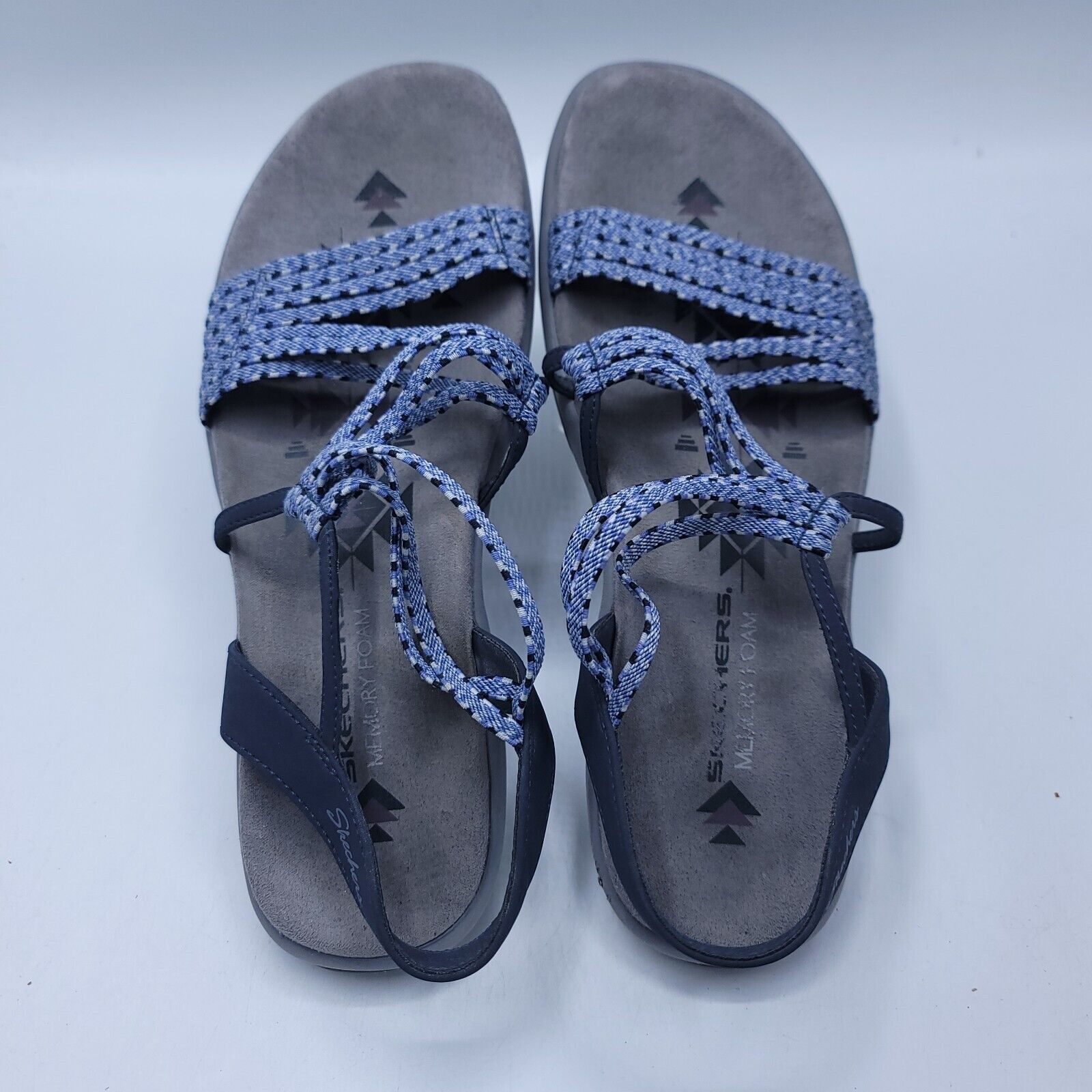 SKECHERS Skechers Casual Ankle Strap Sandals Womens Size 9 Gray Blue Size US 9 / IT 39 - 4 Thumbnail