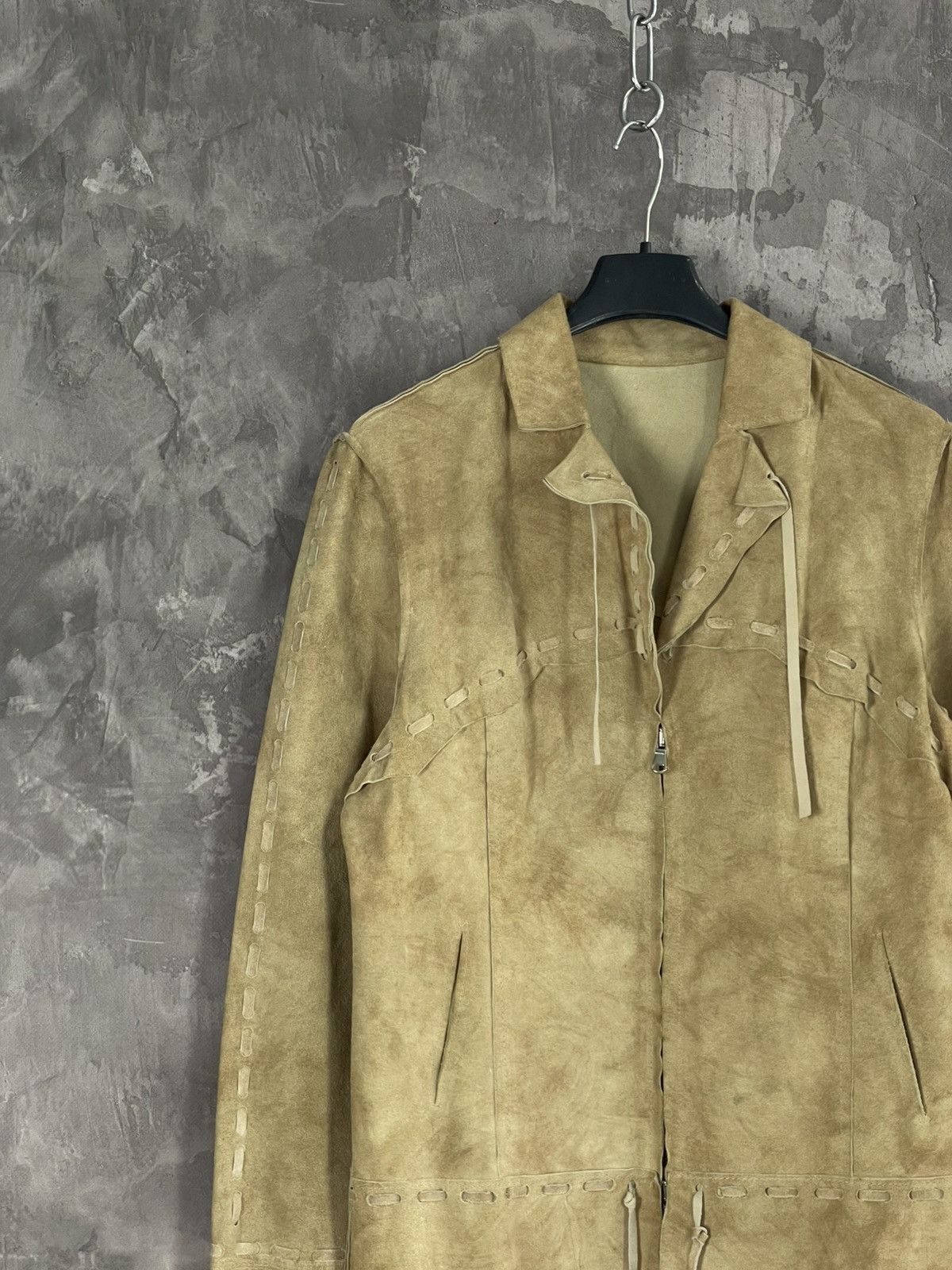 Other Vintage Japanese Brand Italian Luxury Cowboy Leather jacket Size M / US 6-8 / IT 42-44 - 3 Thumbnail