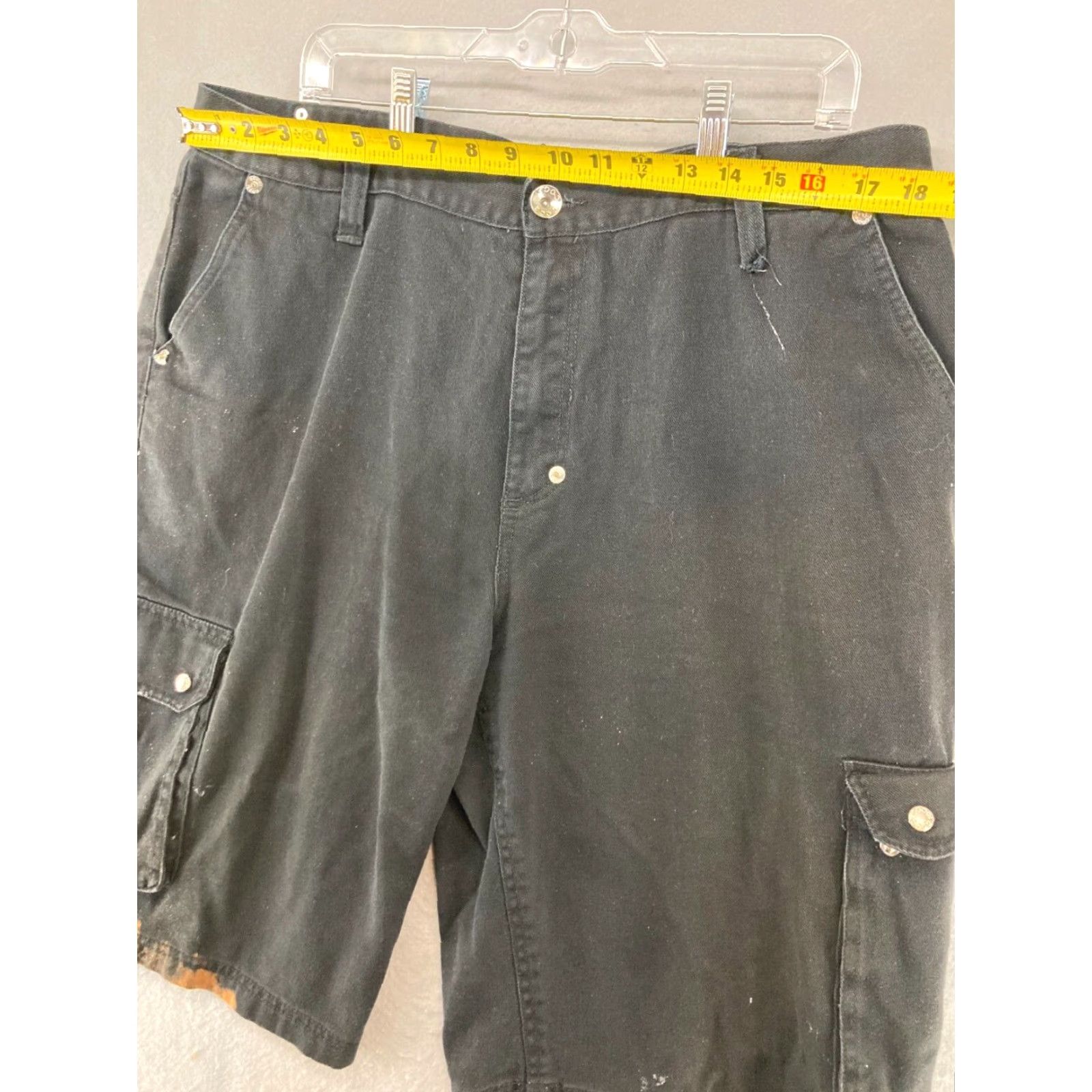 Coogi Vintage COOGI Mens Cargo Shorts 38 Black 90s Relaxed Denim Cotton Boyswear Size US 38 / EU 54 - 2 Thumbnail