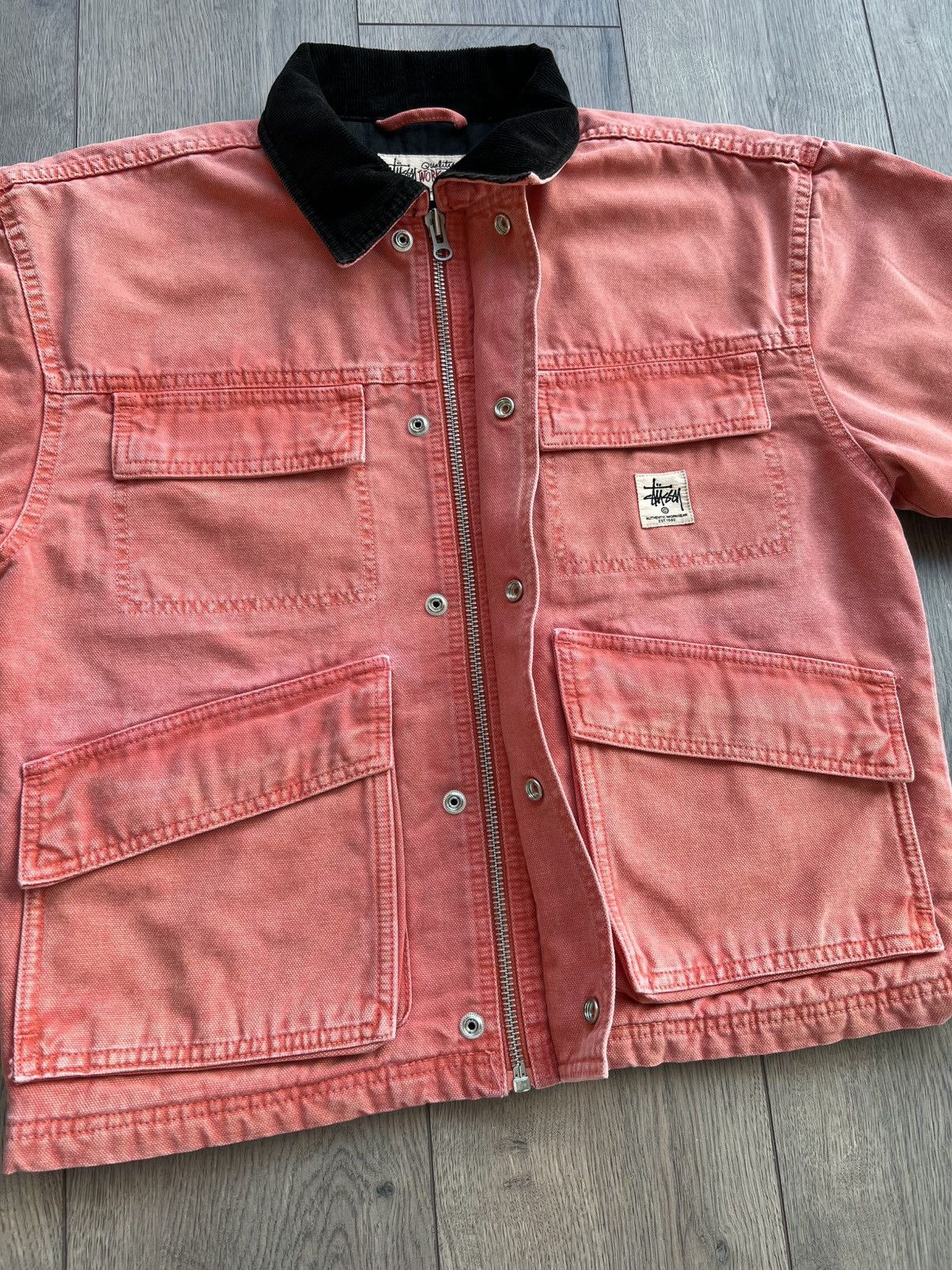 Stussy Stussy Canvas Work Jacket “Orange” Small Size US S / EU 44-46 / 1 - 7 Thumbnail