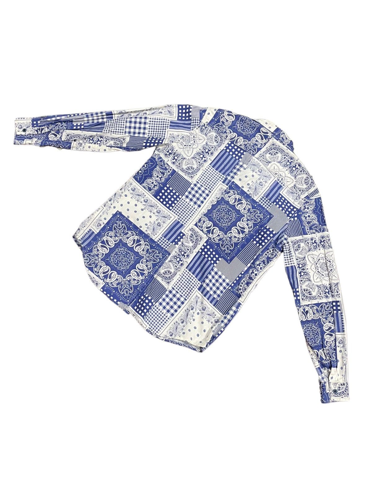 Fiorucci Fiorucci Italy Vintage Bandana Printed Shirts Size US M / EU 48-50 / 2 - 10 Thumbnail