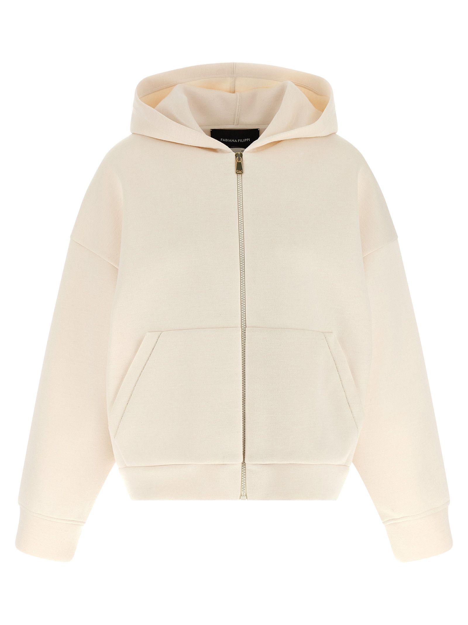 Fabiana Filippi Scuba cashmere hoodie Size S / US 4 / IT 40 - 1 Thumbnail
