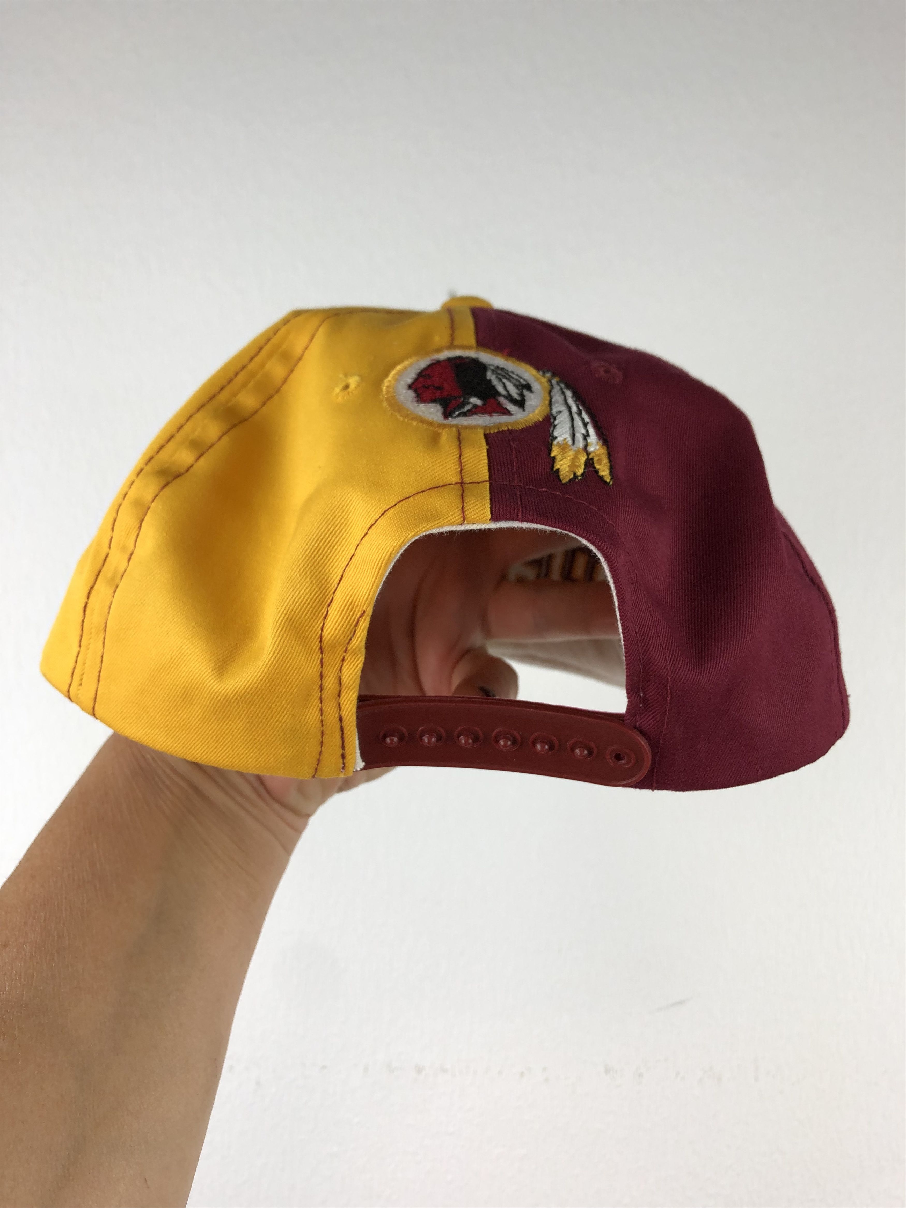 Vintage Vintage 90's Washington Redskins Inter Cap Snapback Hat Cap Size ONE SIZE - 4 Thumbnail