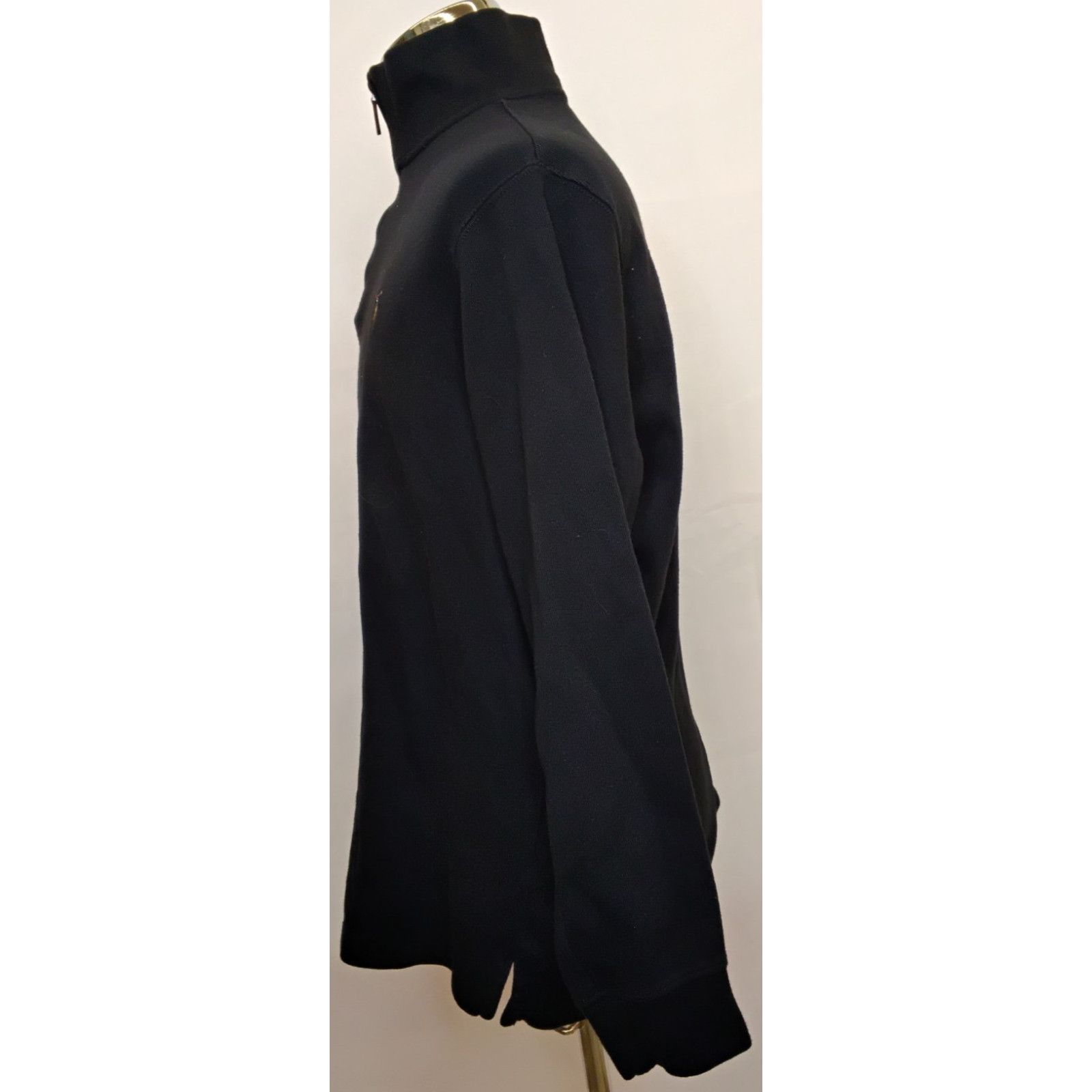 Polo Ralph Lauren Polo Ralph Lauren Estate-Rib 1/4 Zip Sweater Men L Black Size US L / EU 52-54 / 3 - 4 Thumbnail