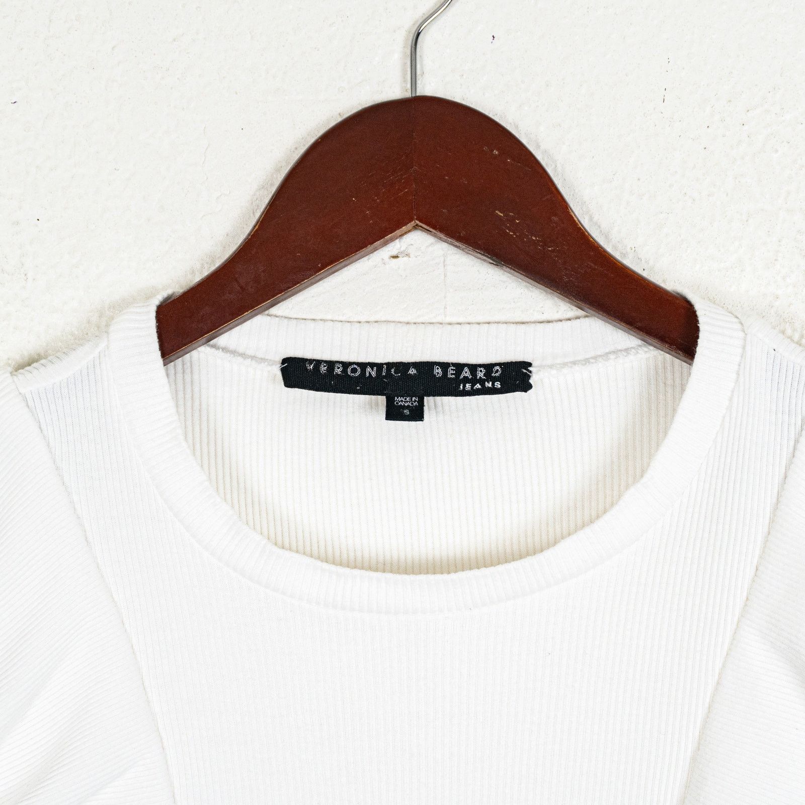 Veronica Beard Veronica Beard Bea Short Sleeve Ruffle Tee in White Small Size S / US 4 / IT 40 - 3 Thumbnail