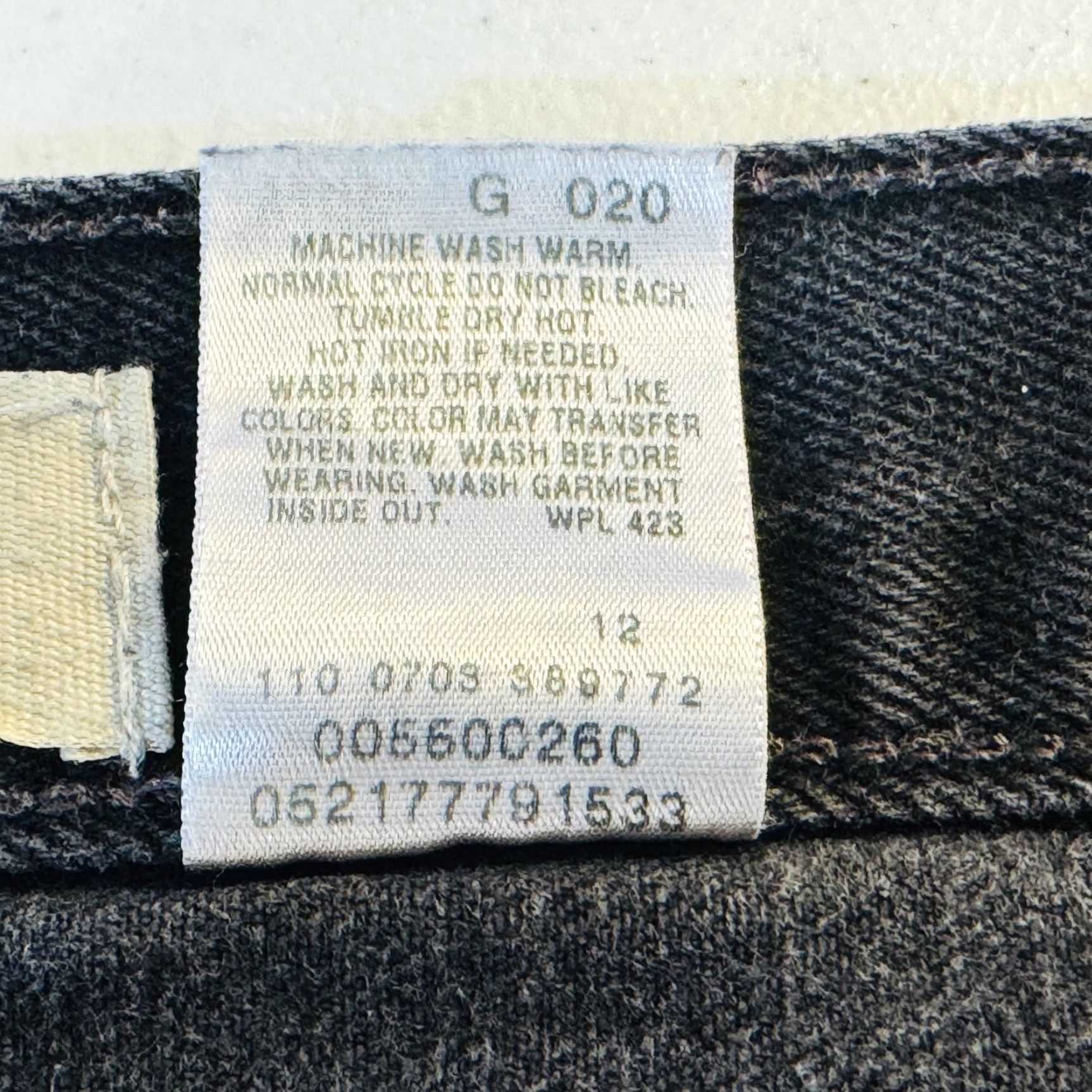 Levi's VINTAGE Levi's 550 Jeans Mens 38x32 Black Charcoal Wash Relaxed Tapered Denim 90s Size US 38 / EU 54 - 6 Thumbnail