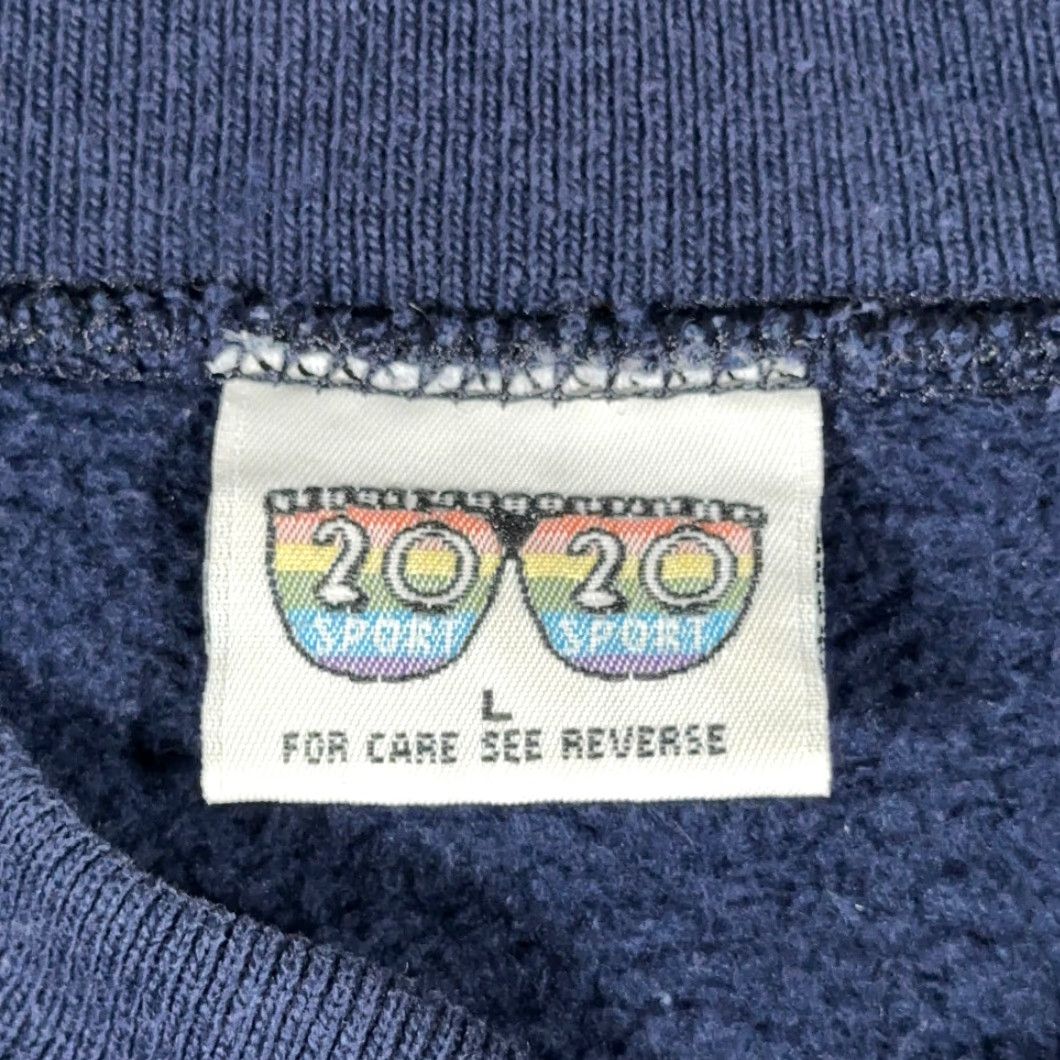 Vintage VINTAGE Desert Storm Sweater Mens Adult MEDIUM Blue USA Military Flag 90s 20 20 Sport Crew Neck Pullover Graphic Print Size US M / EU 48-50 / 2 - 5 Thumbnail