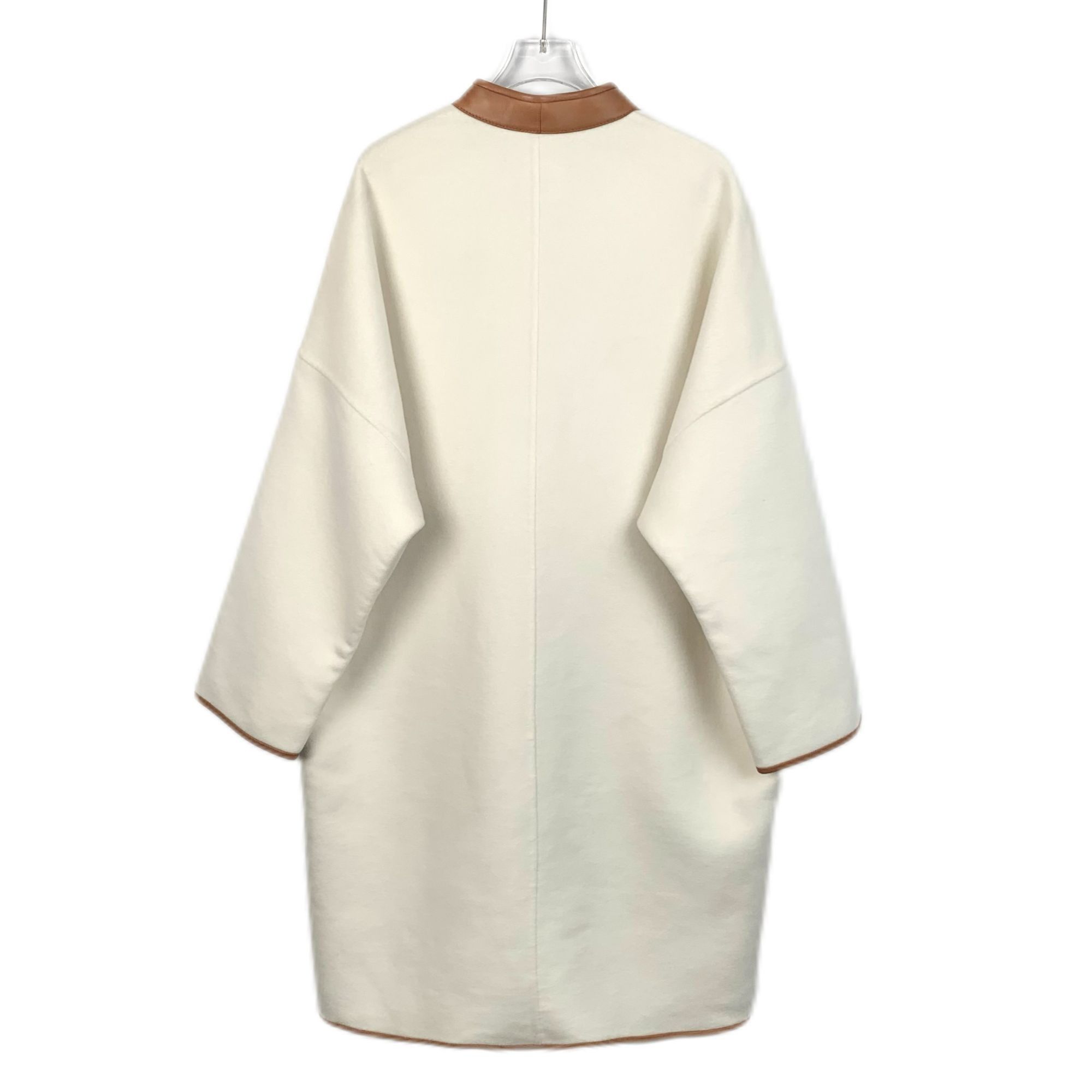 Hermes Hermès Cashmere & Lambskin Coat With Front Pockets Size XXS / US 00 / IT 34 - 2 Thumbnail