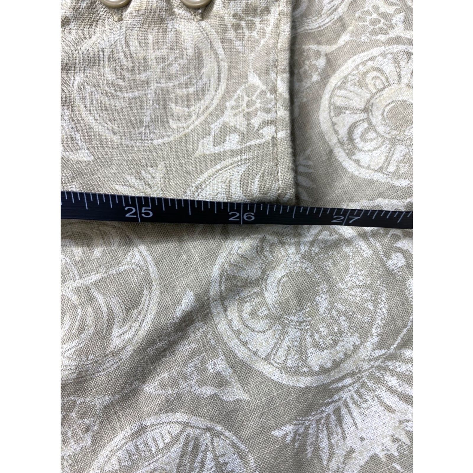 Quiksilver Quiksilver Button-Down Long Sleeve Khaki Floral Pattern L Mens Shirt Size US L / EU 52-54 / 3 - 6 Thumbnail