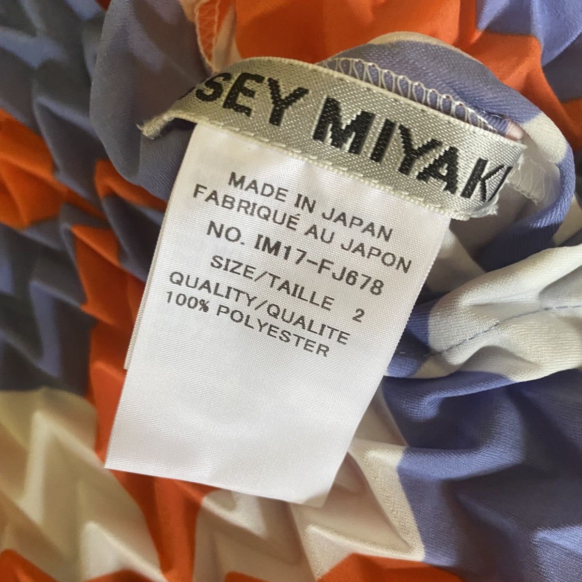 Issey Miyake Issey Miyake Chevron Pleated Circle Blouse Size M / US 6-8 / IT 42-44 - 8 Thumbnail