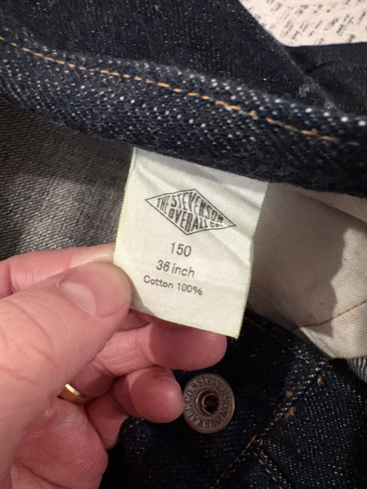 Stevenson Overall Co. STEVENSON 150 ENCINITAS JEANS Size US 36 / EU 52 - 7 Thumbnail